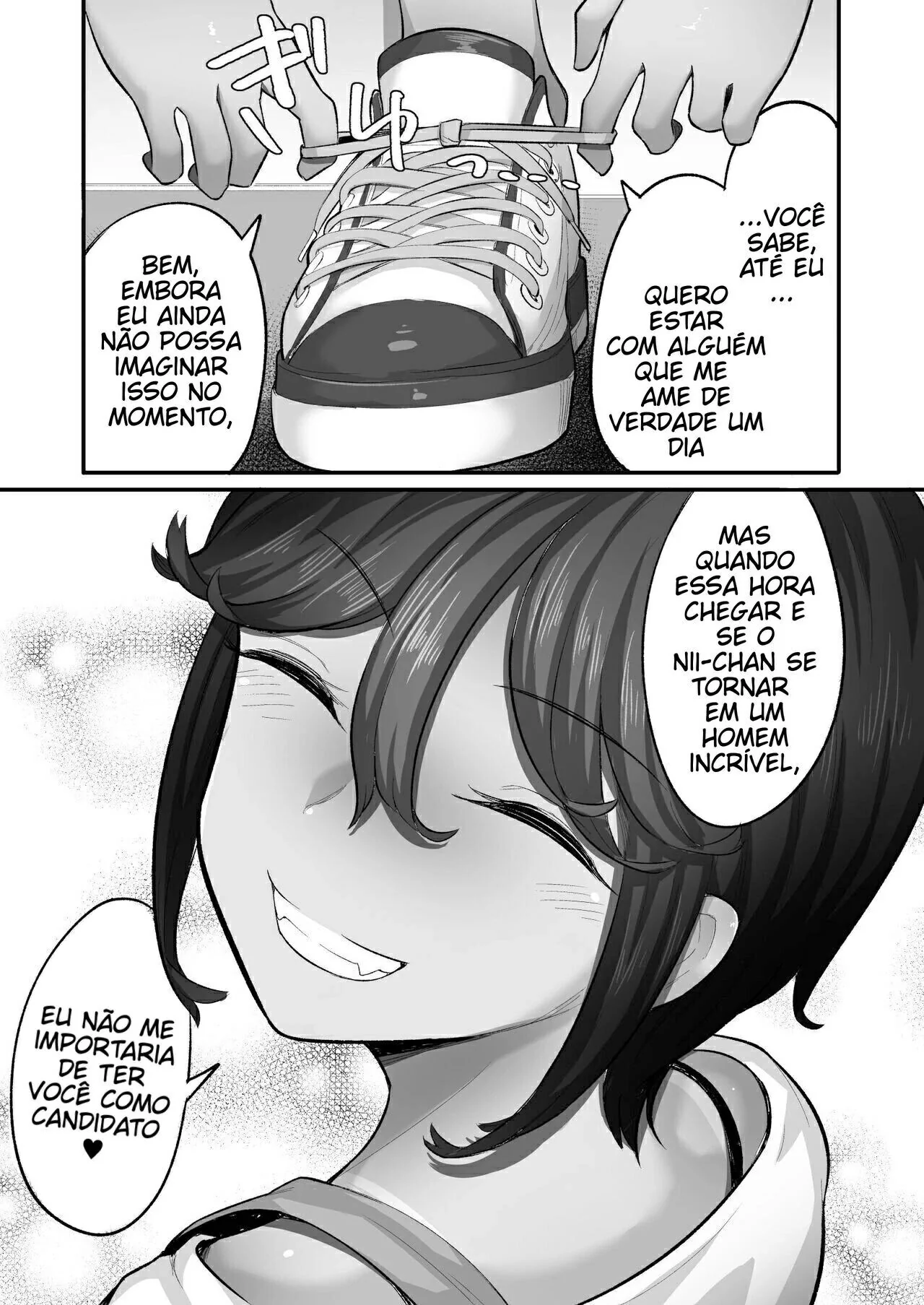 Natsuki, a Piranha Curiosa, Seduzida e Estrupada por Estudante Universitário em Hentai HQ Brasileiro