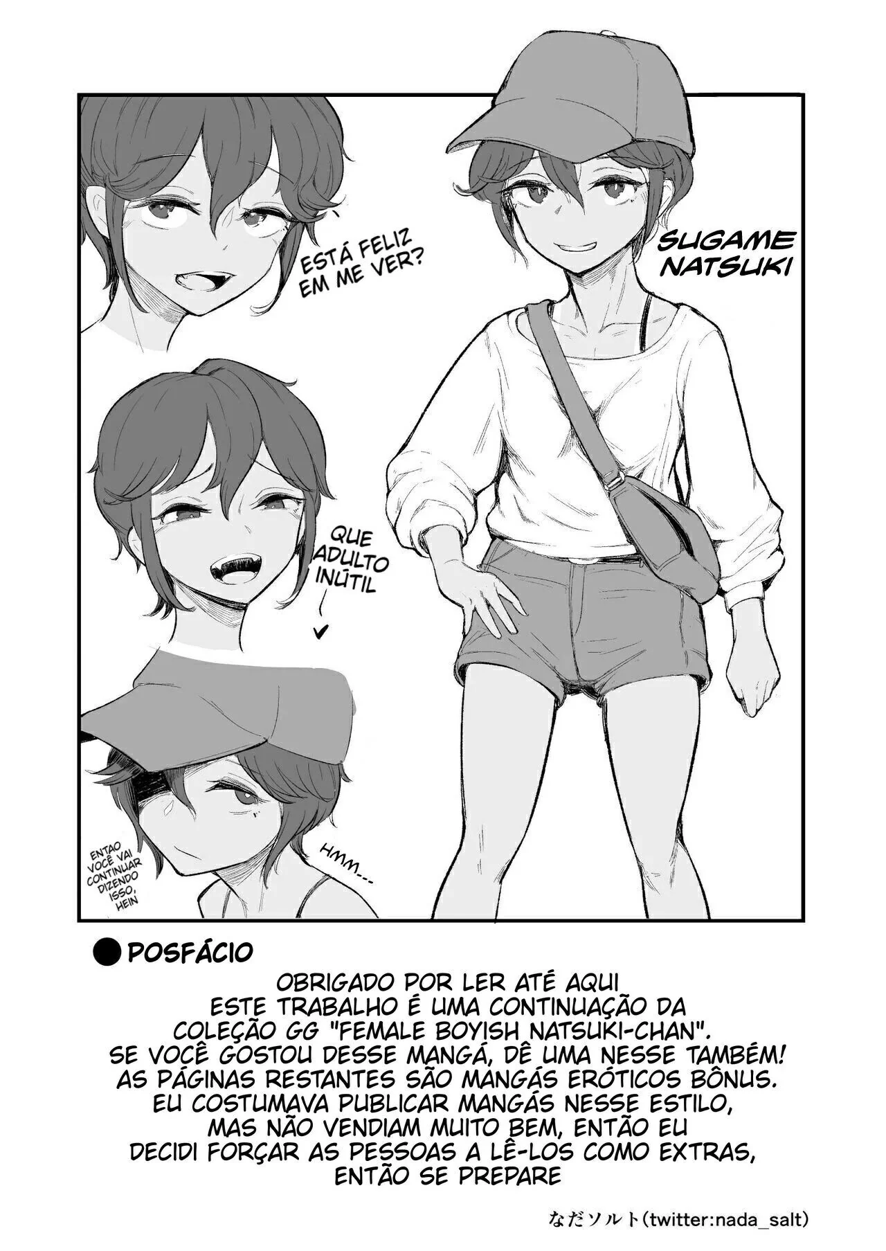 Natsuki, a Piranha Curiosa, Seduzida e Estrupada por Estudante Universitário em Hentai HQ Brasileiro