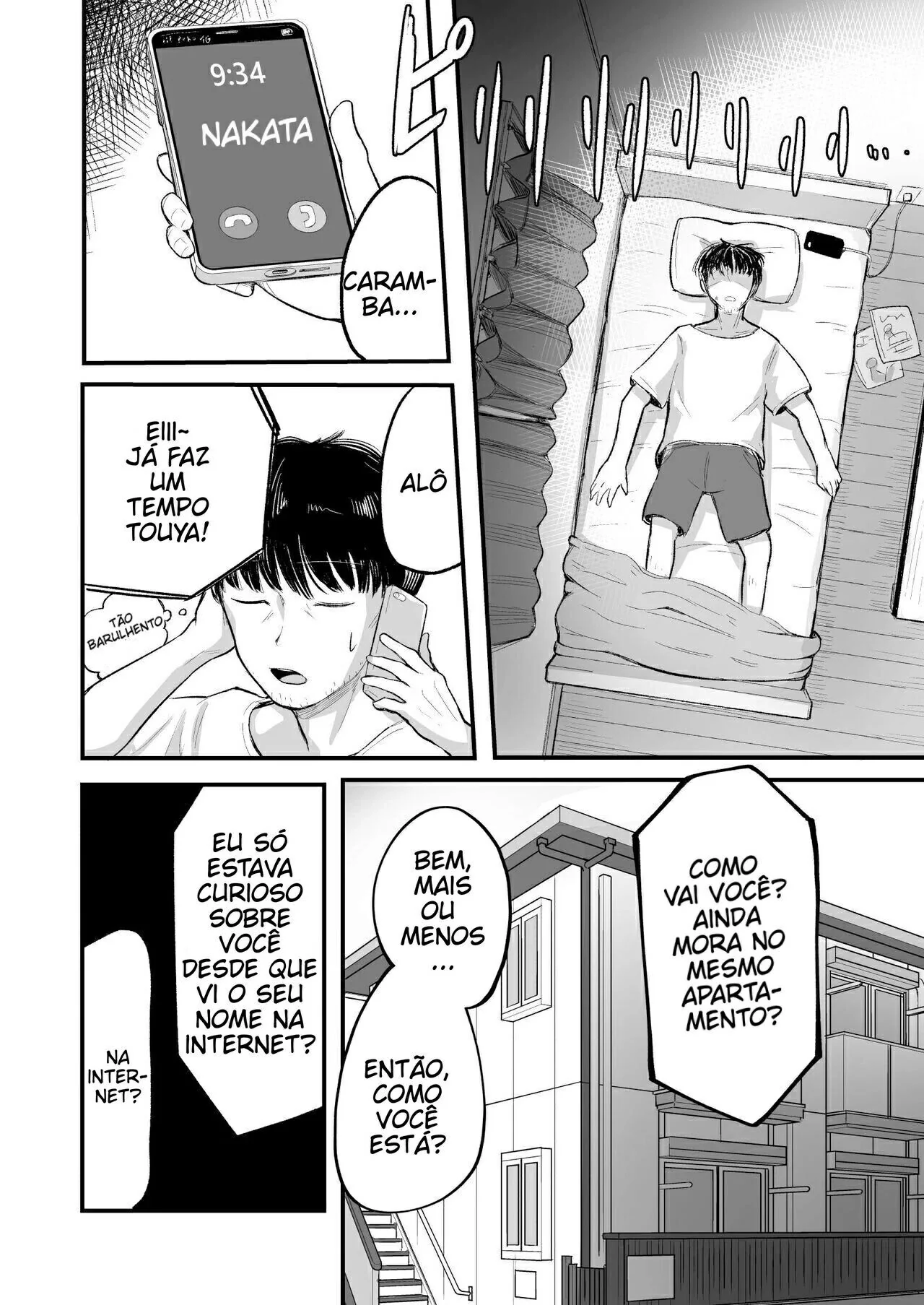 Natsuki, a Piranha Curiosa, Seduzida e Estrupada por Estudante Universitário em Hentai HQ Brasileiro