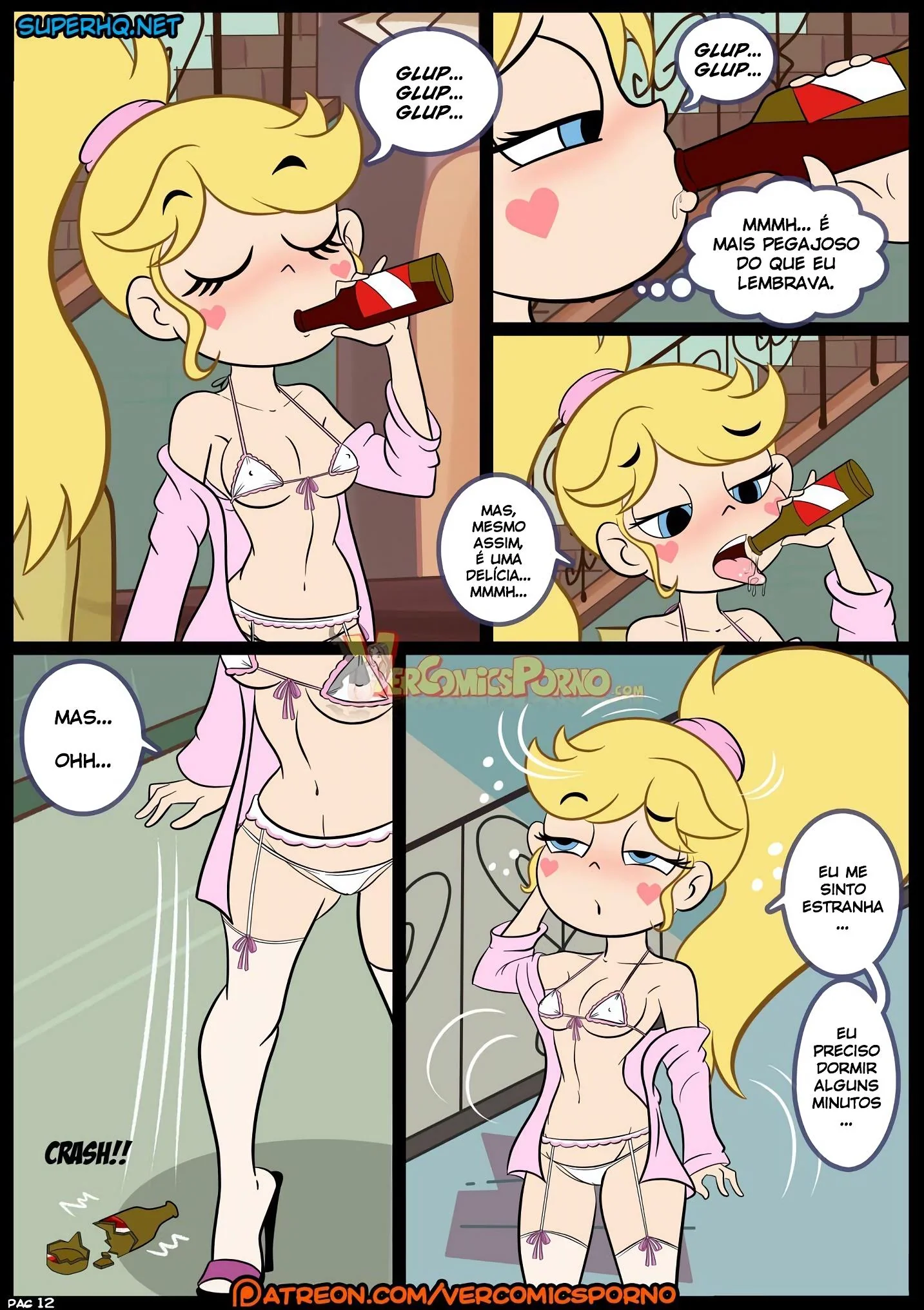 Orgia entre piranhas: Hentai Star vs As Forças do Sexo 3 – Tom e Janna ardendo de tesão no cu de Marco em HQ Brasileiro