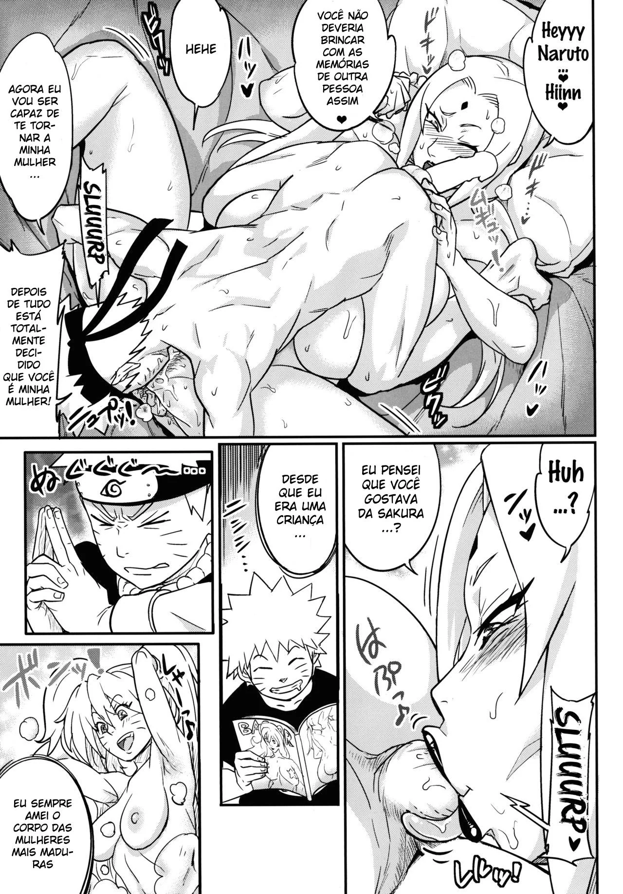Tsunade e Naruto: Treinamento Secreto da Piranha Hentai HQ
