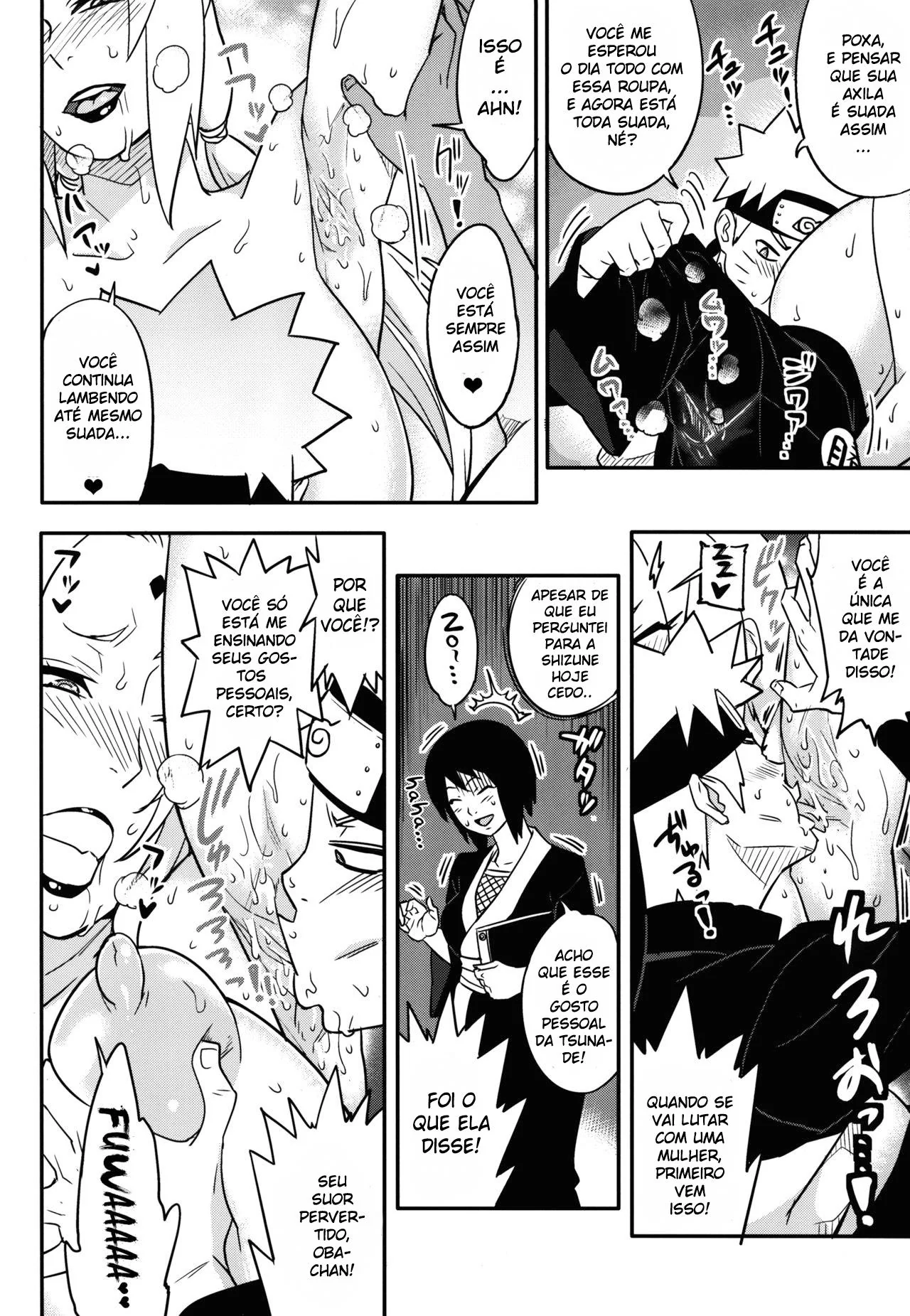 Tsunade e Naruto: Treinamento Secreto da Piranha Hentai HQ