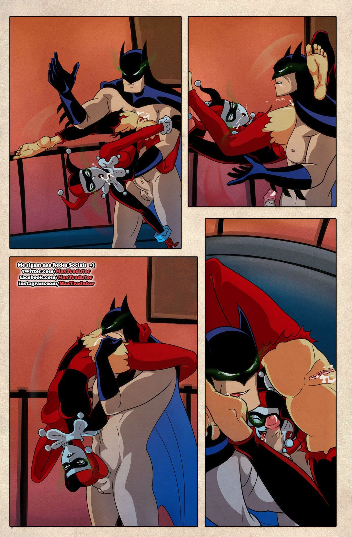 Batman Vs Harley: A Piranha Mais Gostosa em Hentai HQ Brasileiro