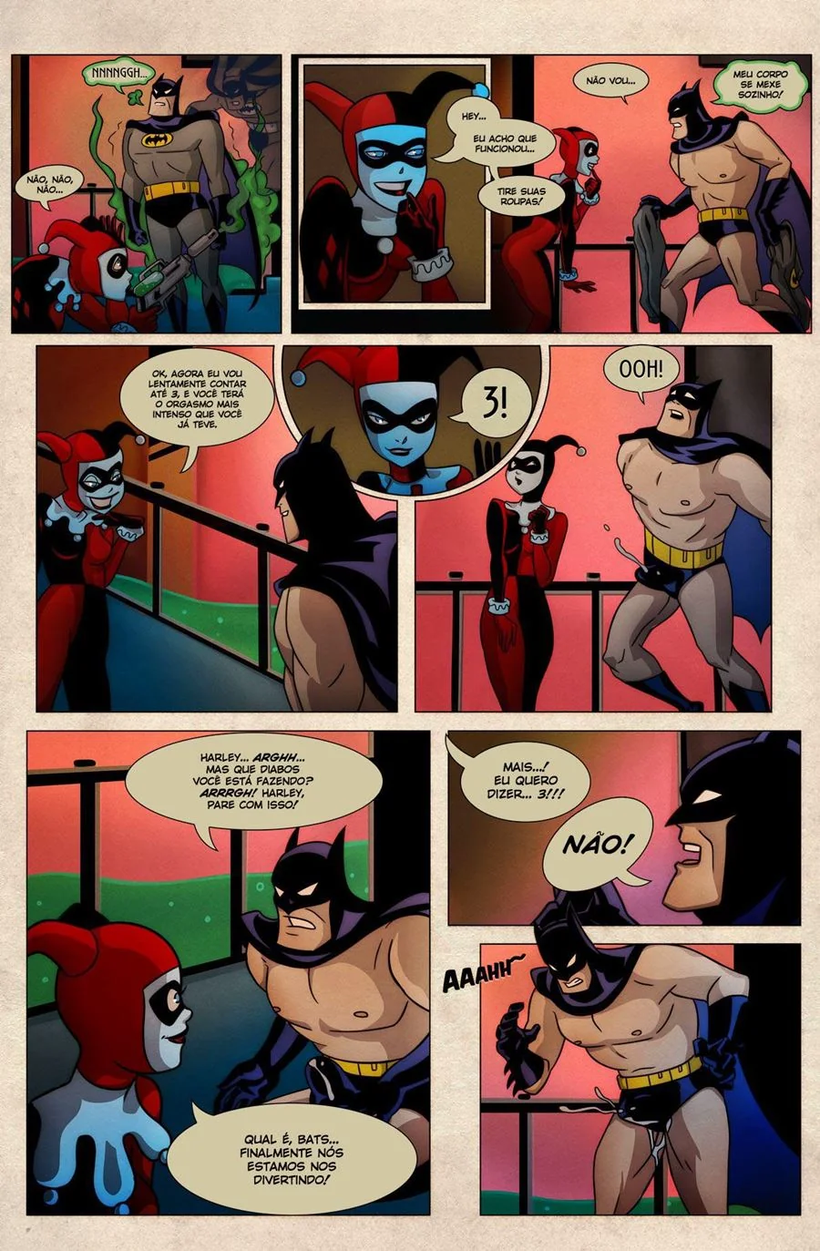 Batman Vs Harley: A Piranha Mais Gostosa em Hentai HQ Brasileiro