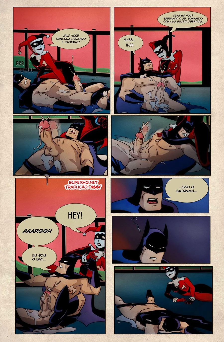 Batman Vs Harley: A Piranha Mais Gostosa em Hentai HQ Brasileiro