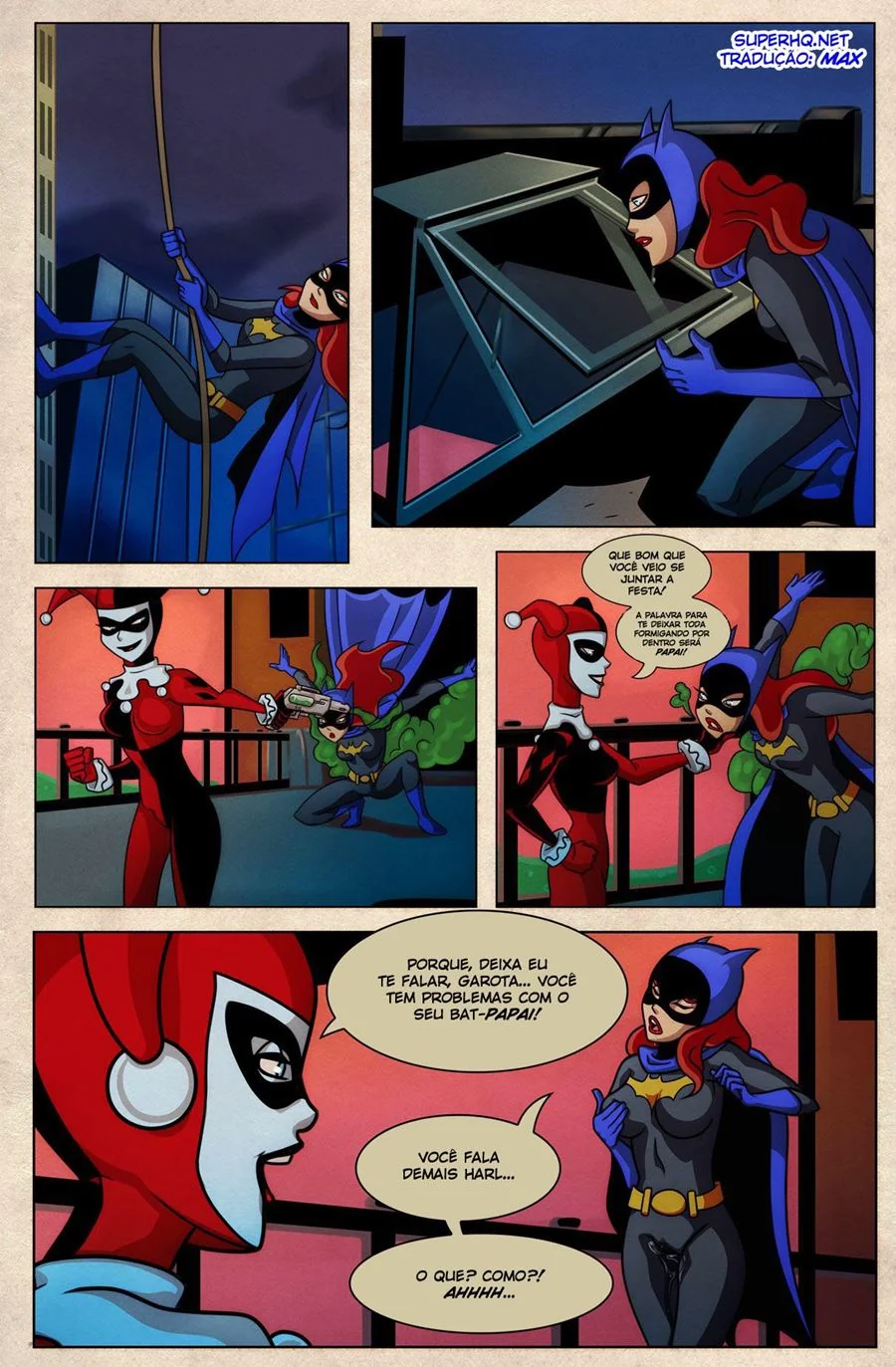 Batman Vs Harley: A Piranha Mais Gostosa em Hentai HQ Brasileiro