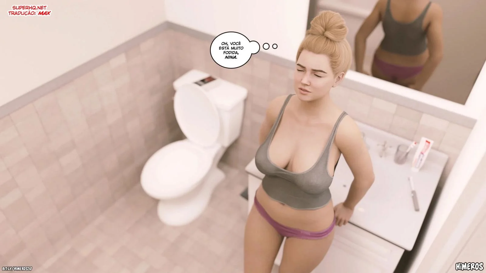 Nina e o Retorno Obsceno do Passado em Hentai HQ Brasileiro