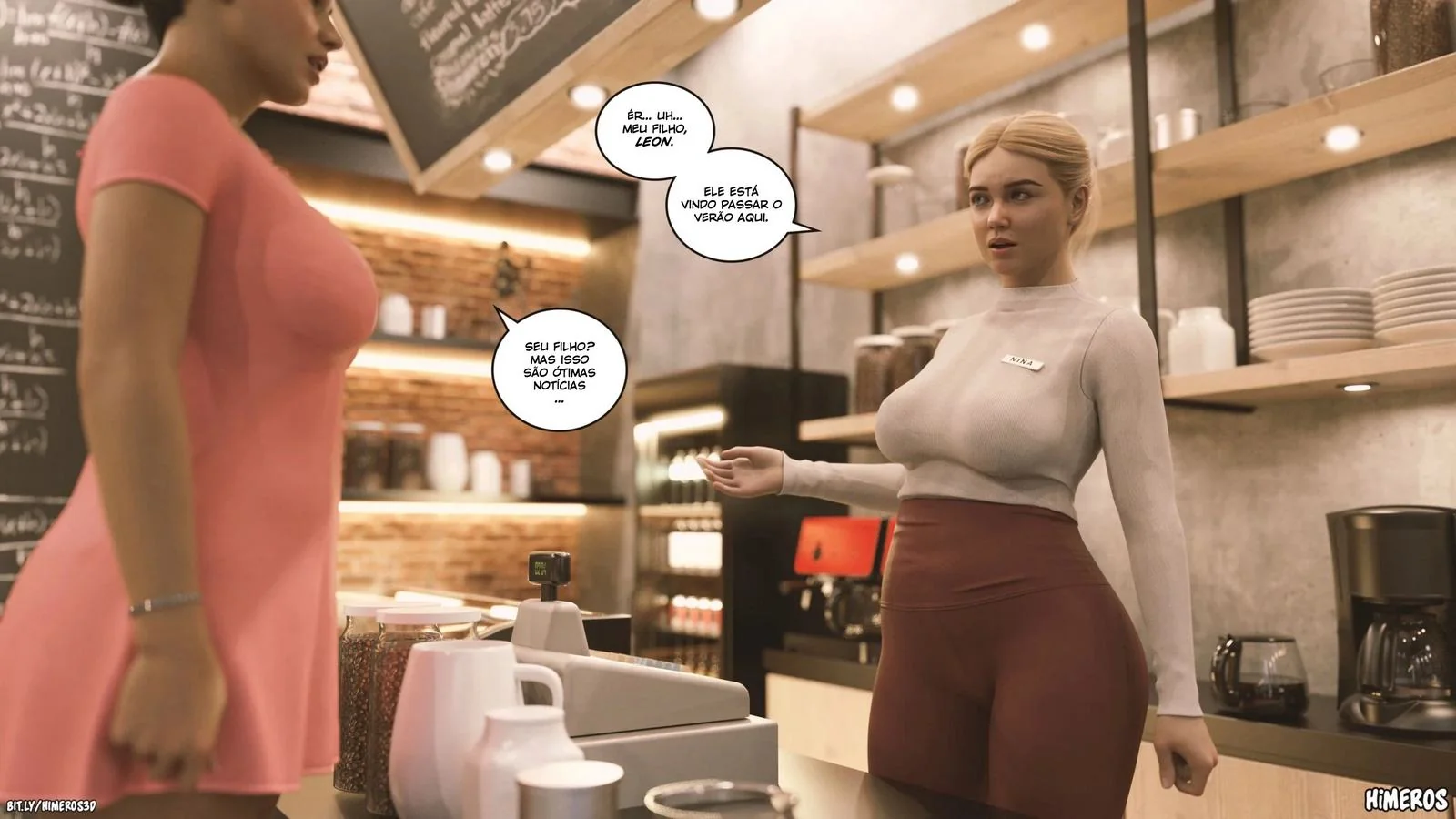 Nina e o Retorno Obsceno do Passado em Hentai HQ Brasileiro