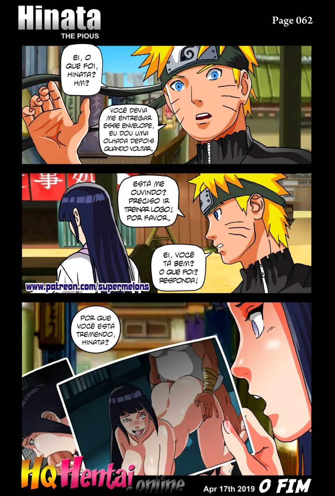 Hinata e o Gordinho Dotado: A Ajuda Especial da Piranha Nojenta em Hentai HQ Brasileiro