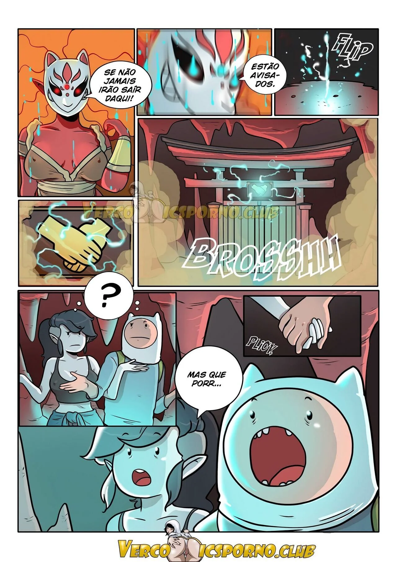 Aventura na Buceta: Finn Fodendo em HQ Brasileira de Hentai