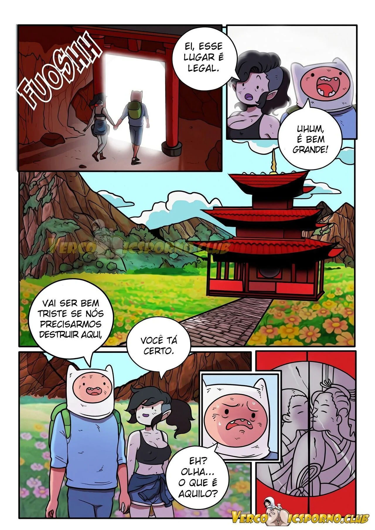 Aventura na Buceta: Finn Fodendo em HQ Brasileira de Hentai