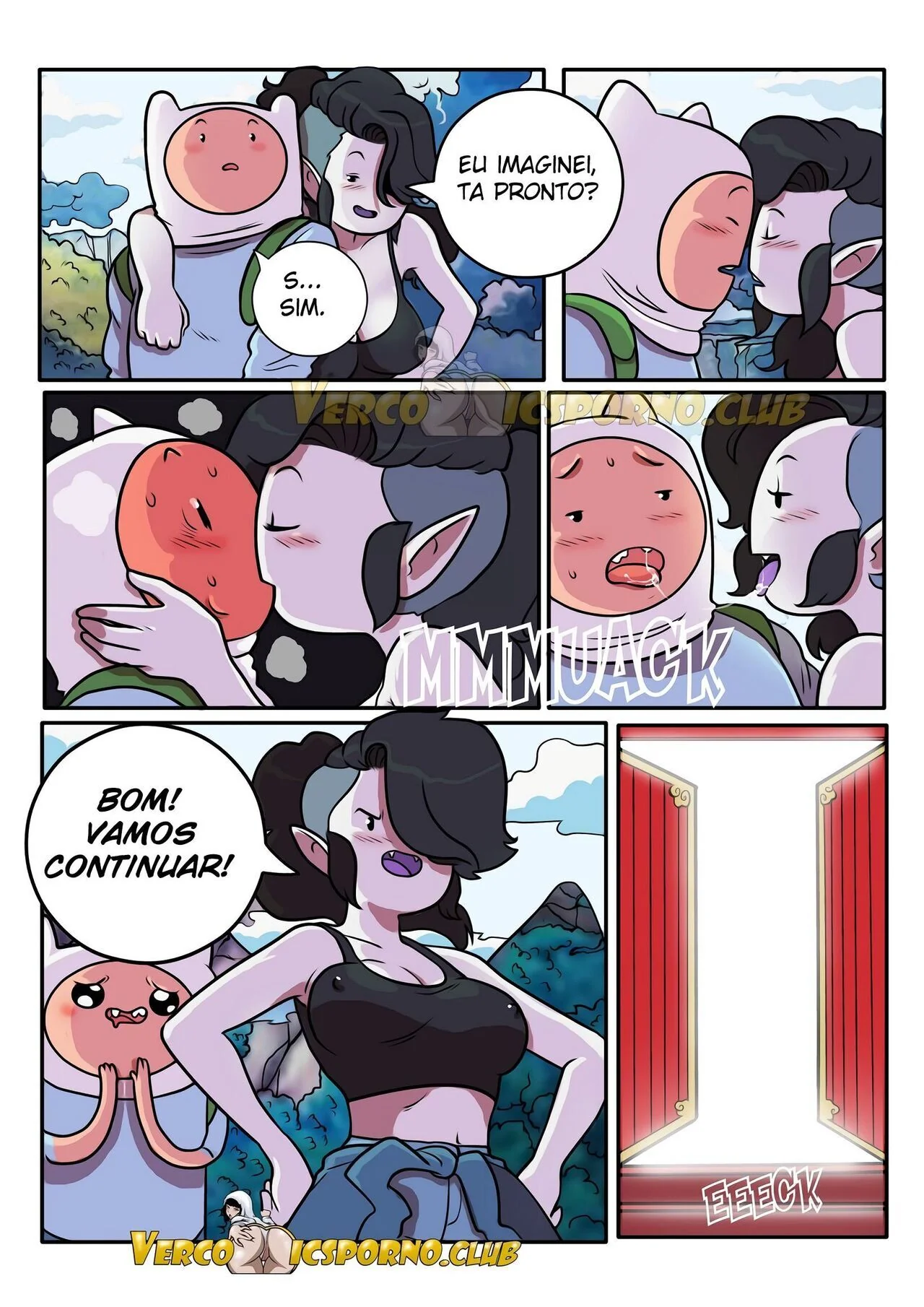 Aventura na Buceta: Finn Fodendo em HQ Brasileira de Hentai