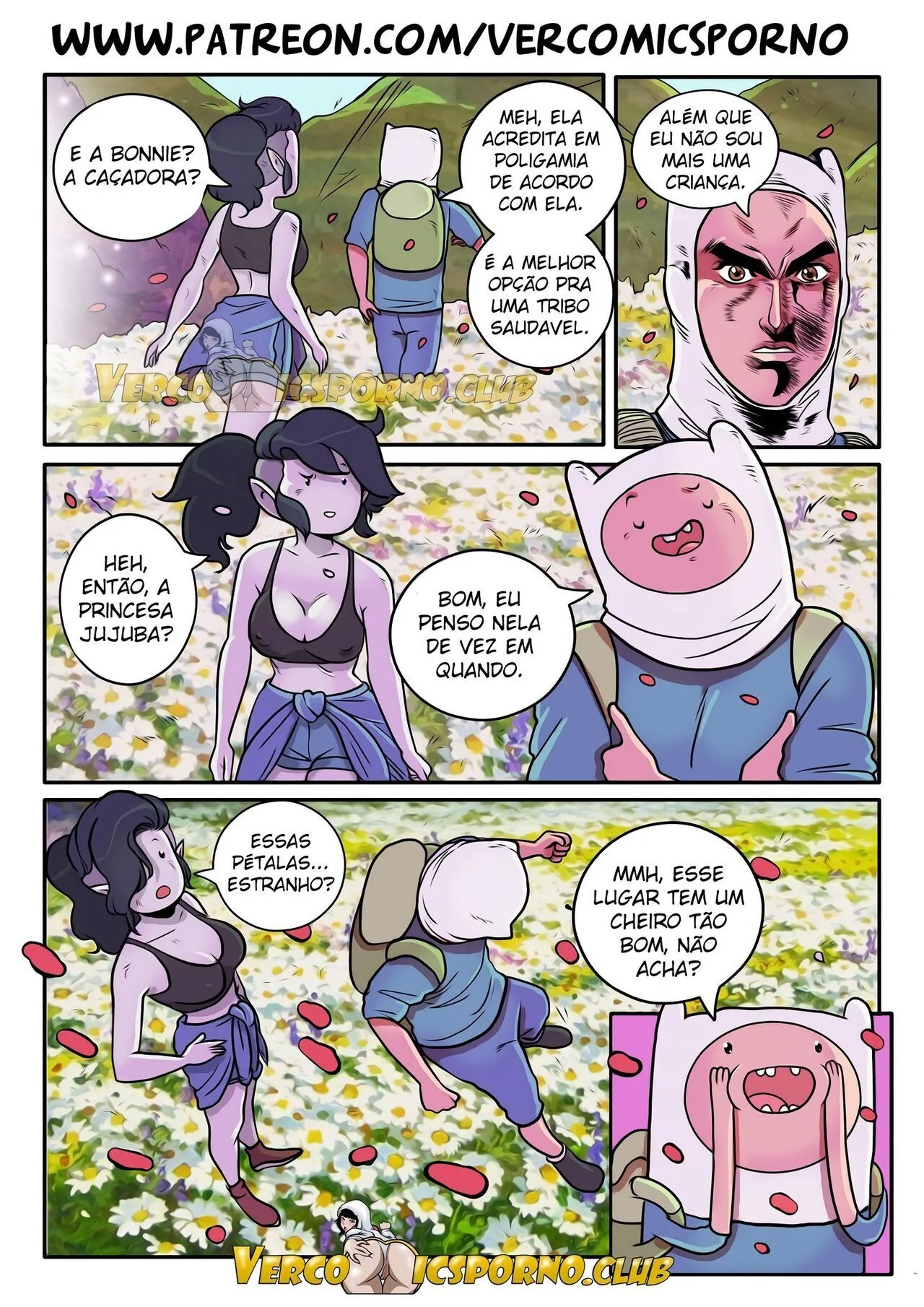 Aventura na Buceta: Finn Fodendo em HQ Brasileira de Hentai
