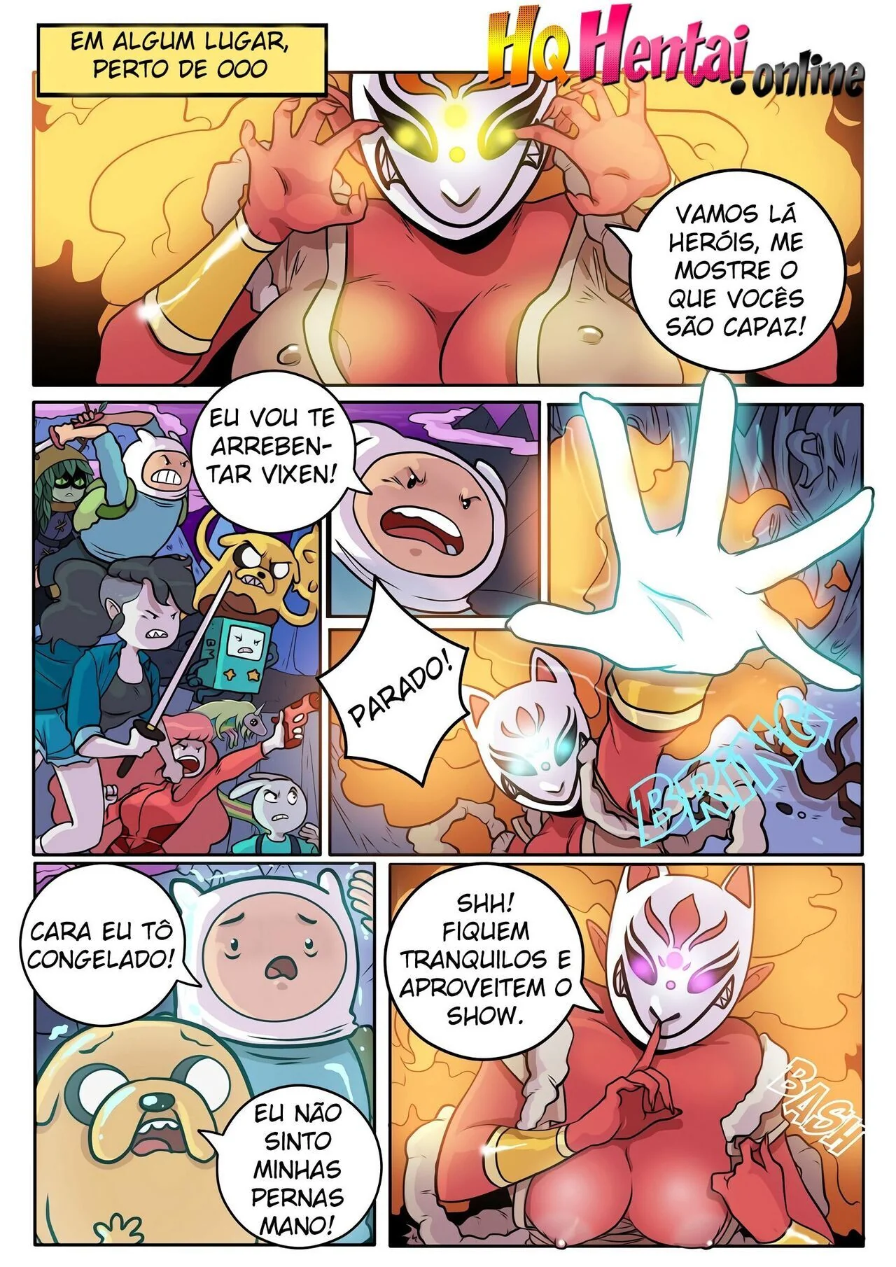 Aventura na Buceta: Finn Fodendo em HQ Brasileira de Hentai