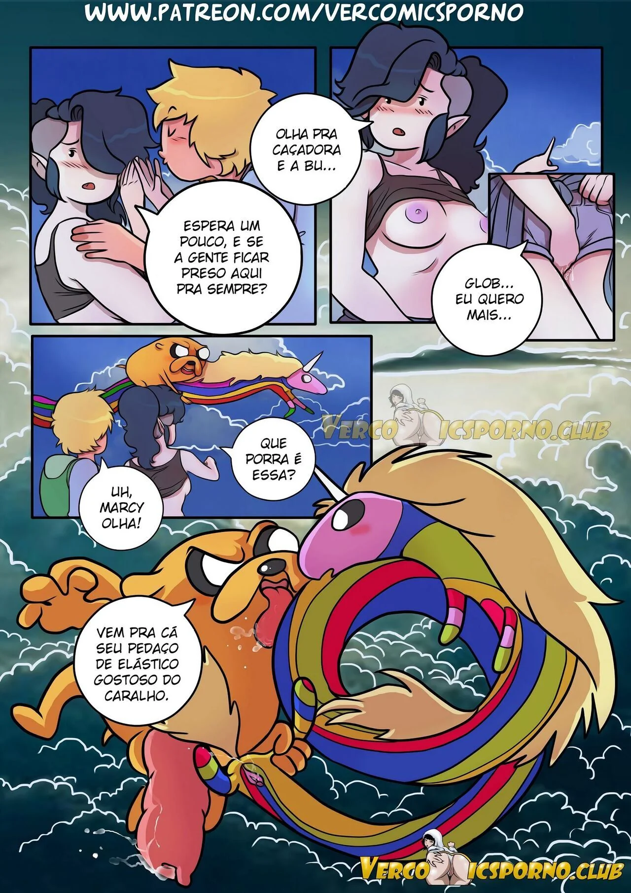 Aventura na Buceta: Finn Fodendo em HQ Brasileira de Hentai
