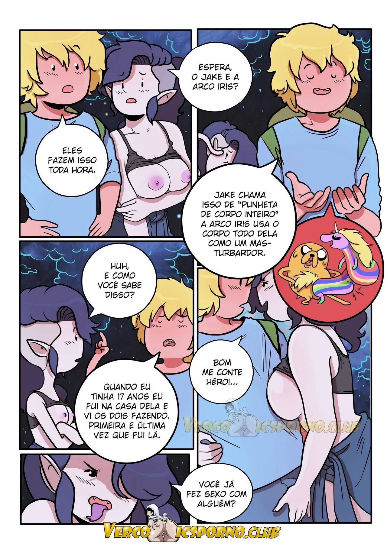 Aventura na Buceta: Finn Fodendo em HQ Brasileira de Hentai