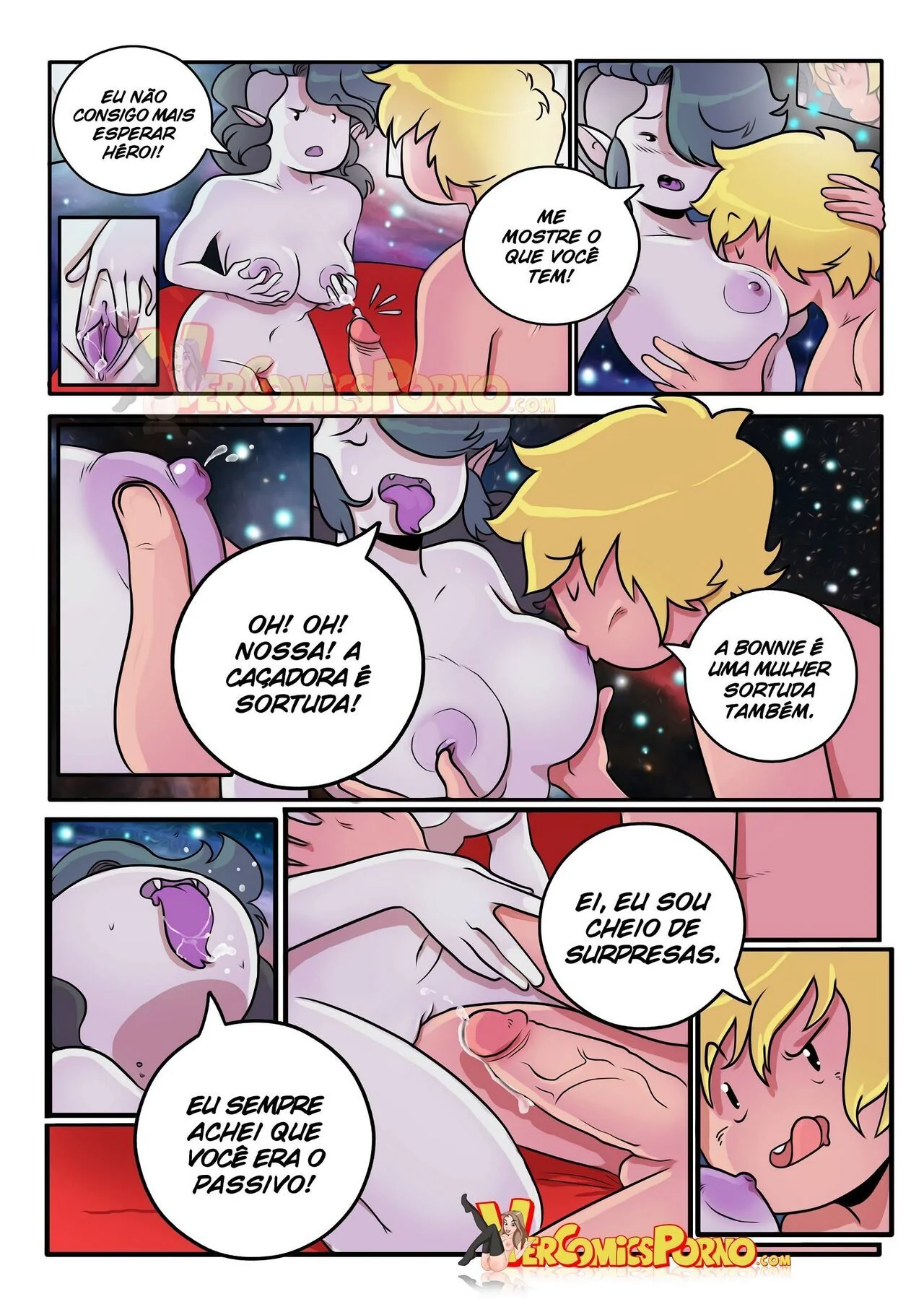 Aventura na Buceta: Finn Fodendo em HQ Brasileira de Hentai