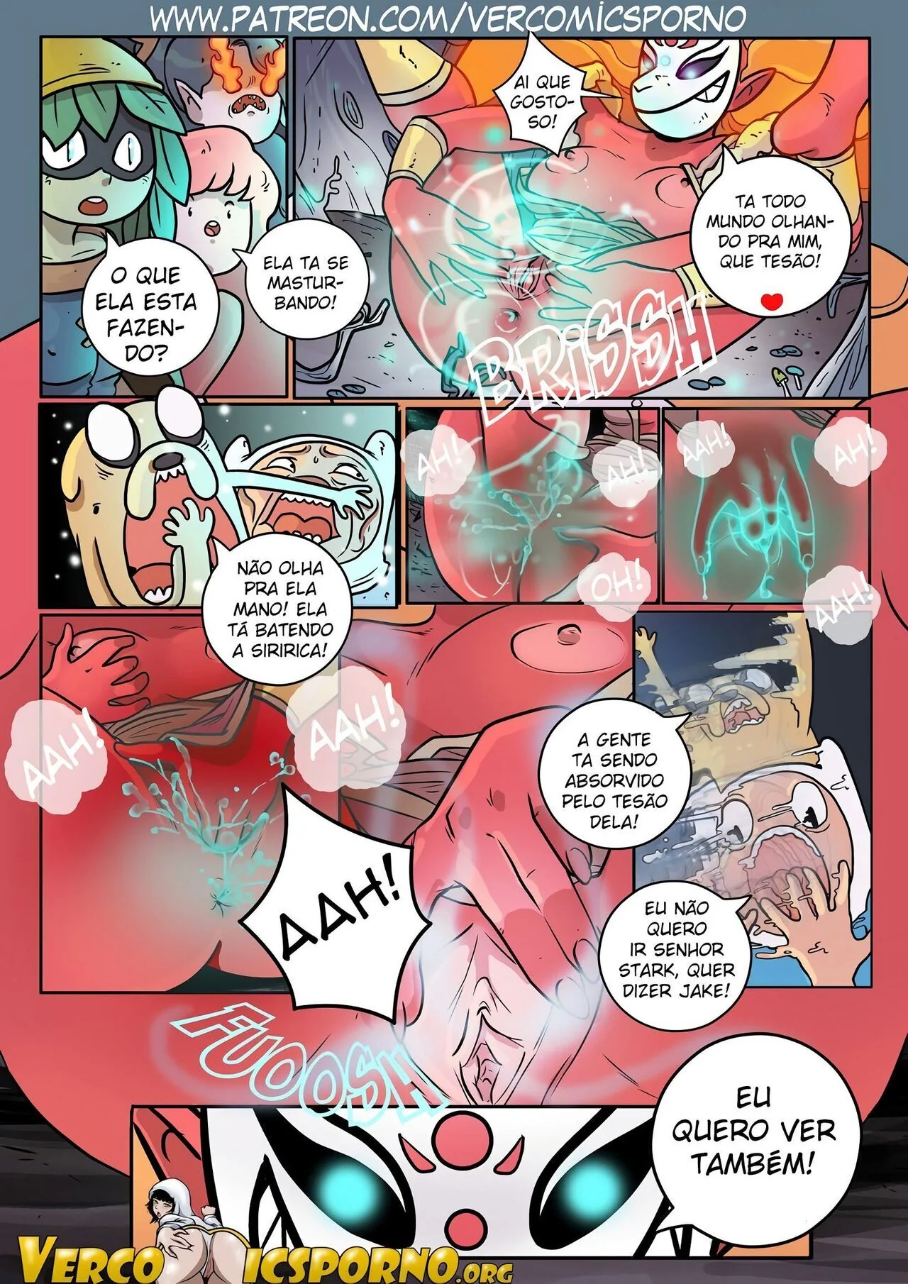 Aventura na Buceta: Finn Fodendo em HQ Brasileira de Hentai