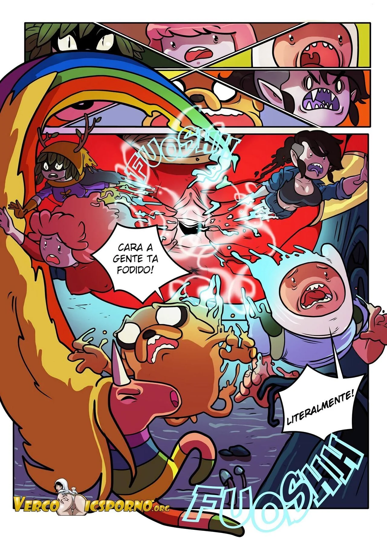 Aventura na Buceta: Finn Fodendo em HQ Brasileira de Hentai