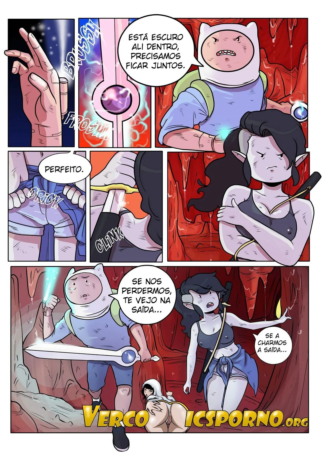 Aventura na Buceta: Finn Fodendo em HQ Brasileira de Hentai