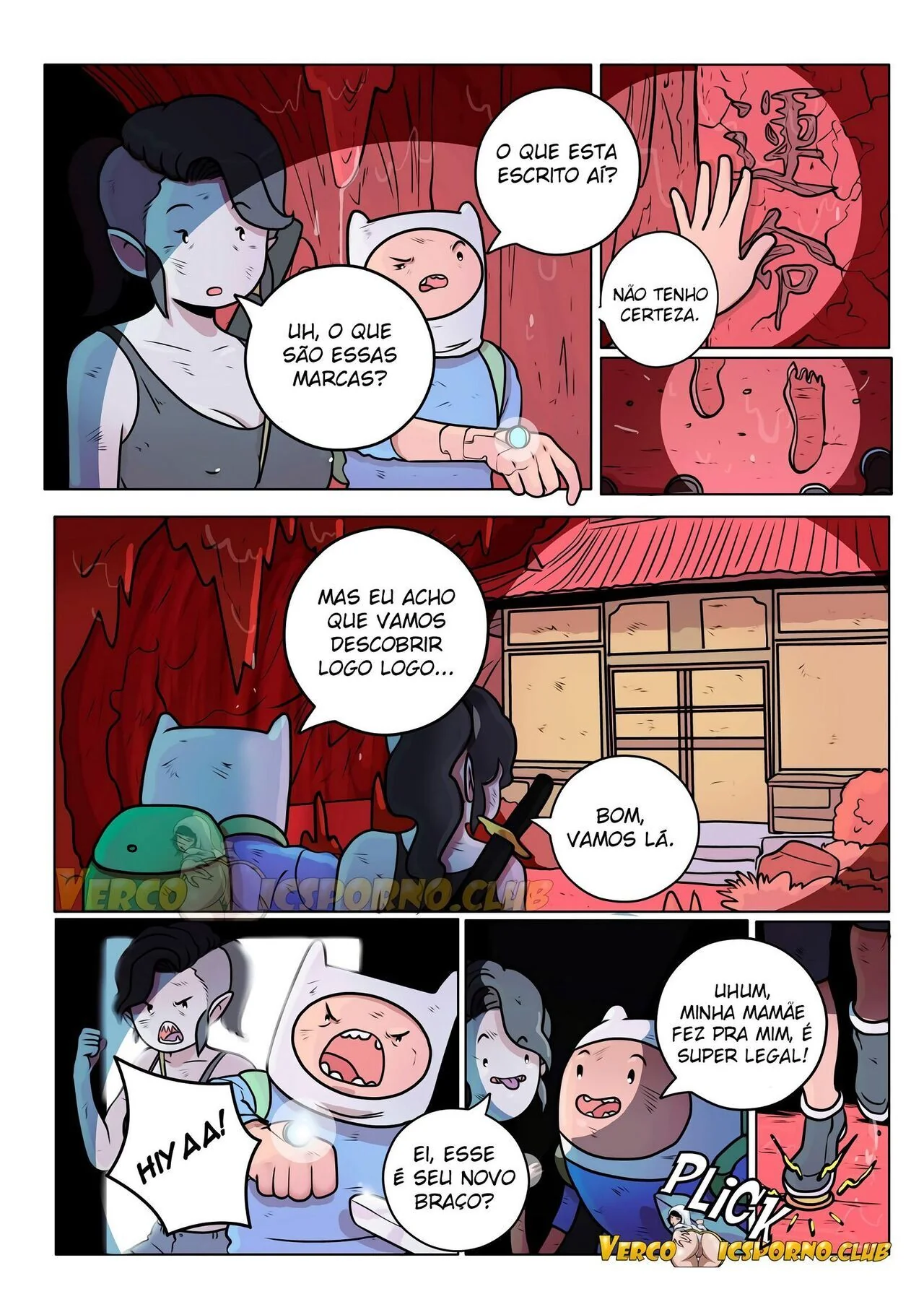 Aventura na Buceta: Finn Fodendo em HQ Brasileira de Hentai