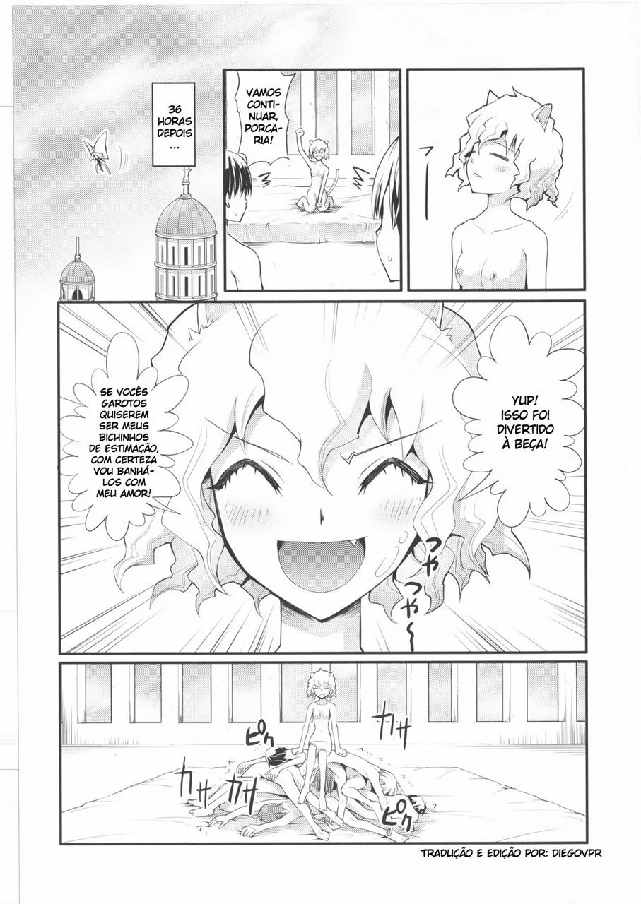Nefelpitou Submissa: Uma Piranha Usando e Abusando dos Pervertidos em Hunter x Hunter Hentai HQ Brasileiro
