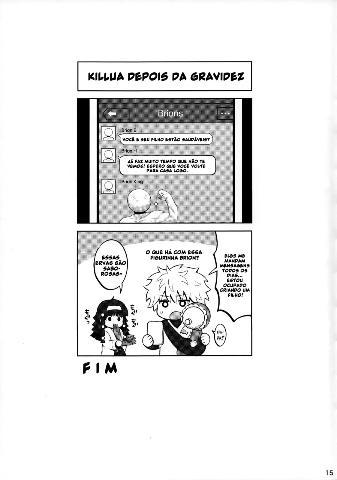 Batalha de Pirocas: Killua vs Brion Mob em Hunter x Hunter Hentai HQ Brasileiro