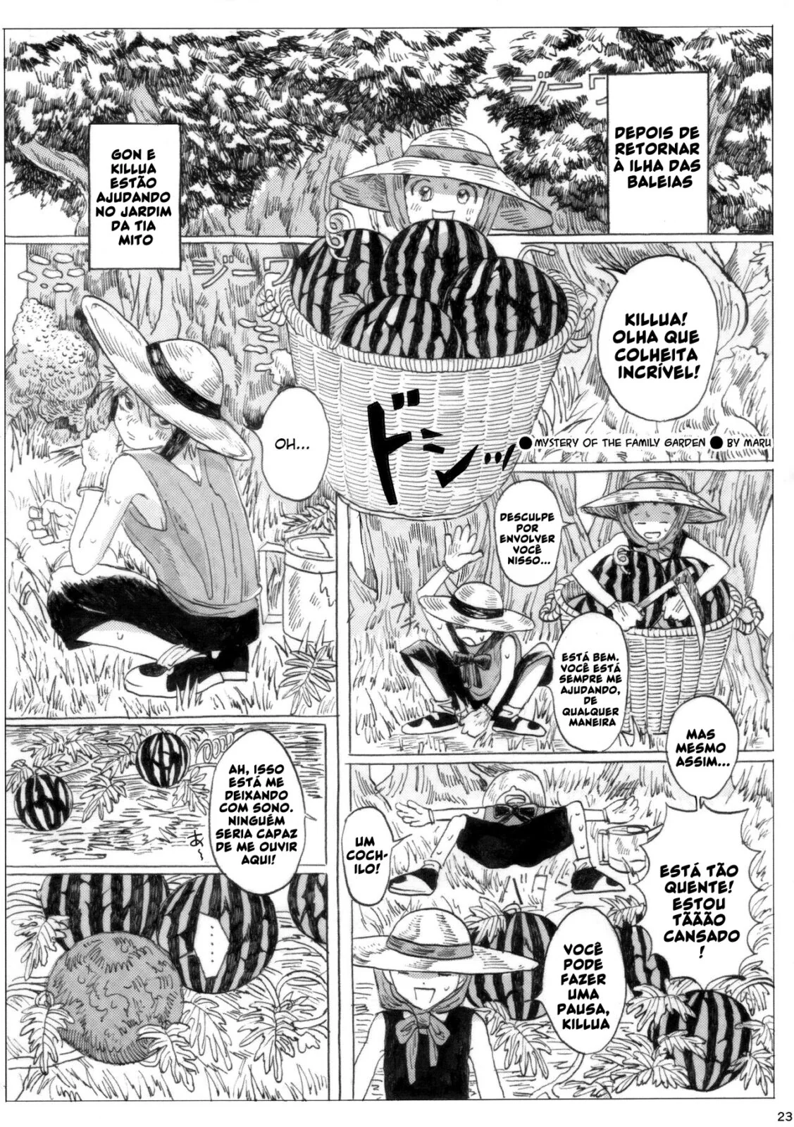 Batalha de Pirocas: Killua vs Brion Mob em Hunter x Hunter Hentai HQ Brasileiro