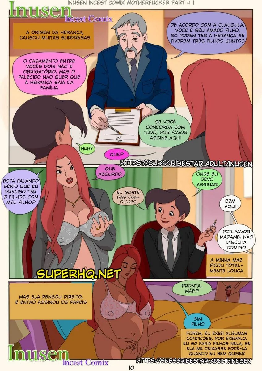 Fodendo a Mamãe Gostosa – Hentai Incesto em HQ Brasileiro