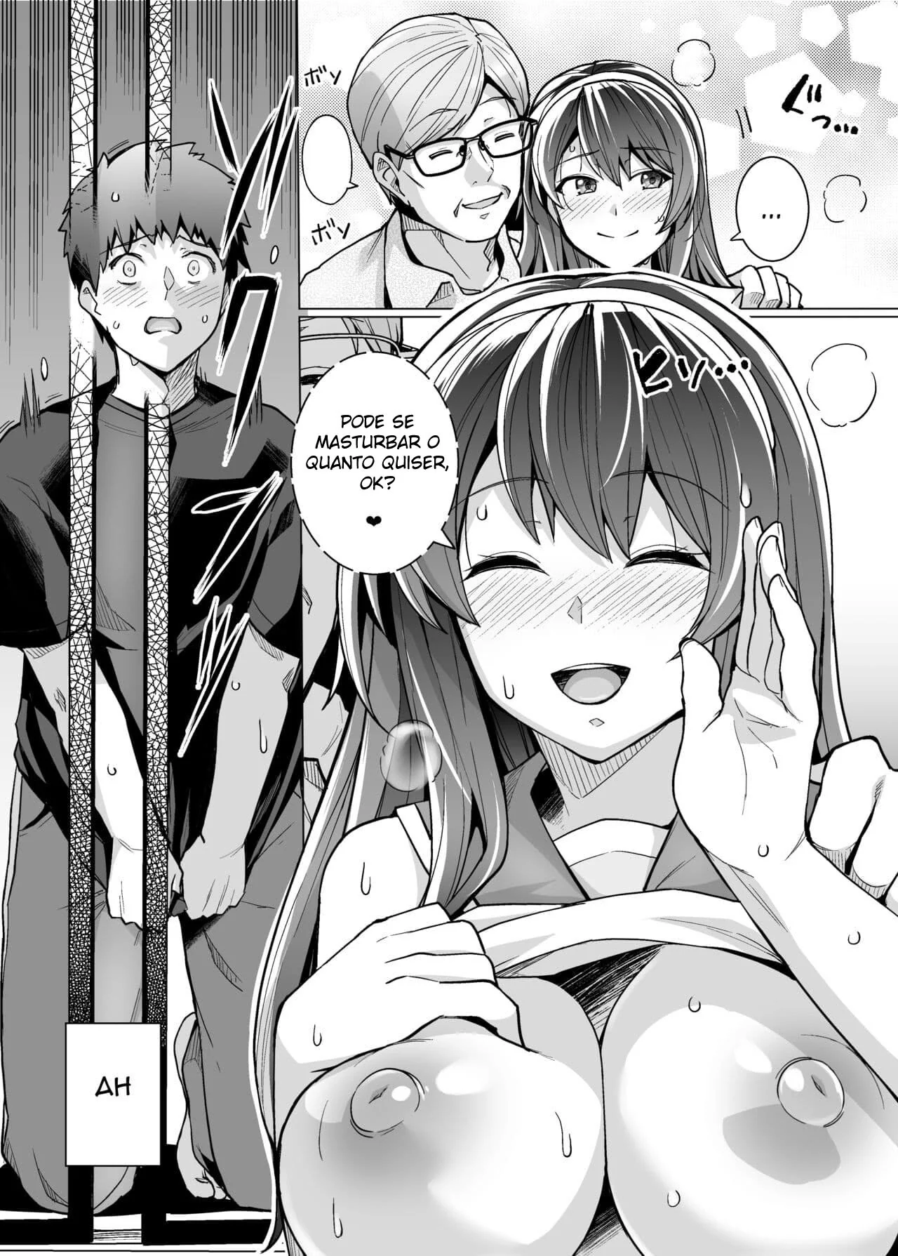 Incesto Entre Pai, Filha e Irmão em Hentai HQ Brasileiro