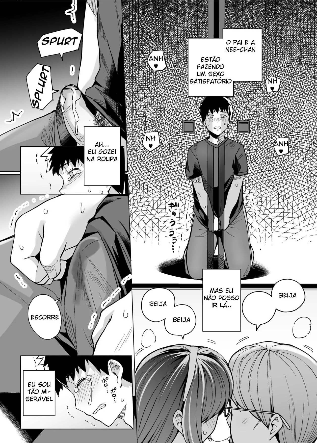 Incesto Entre Pai, Filha e Irmão em Hentai HQ Brasileiro