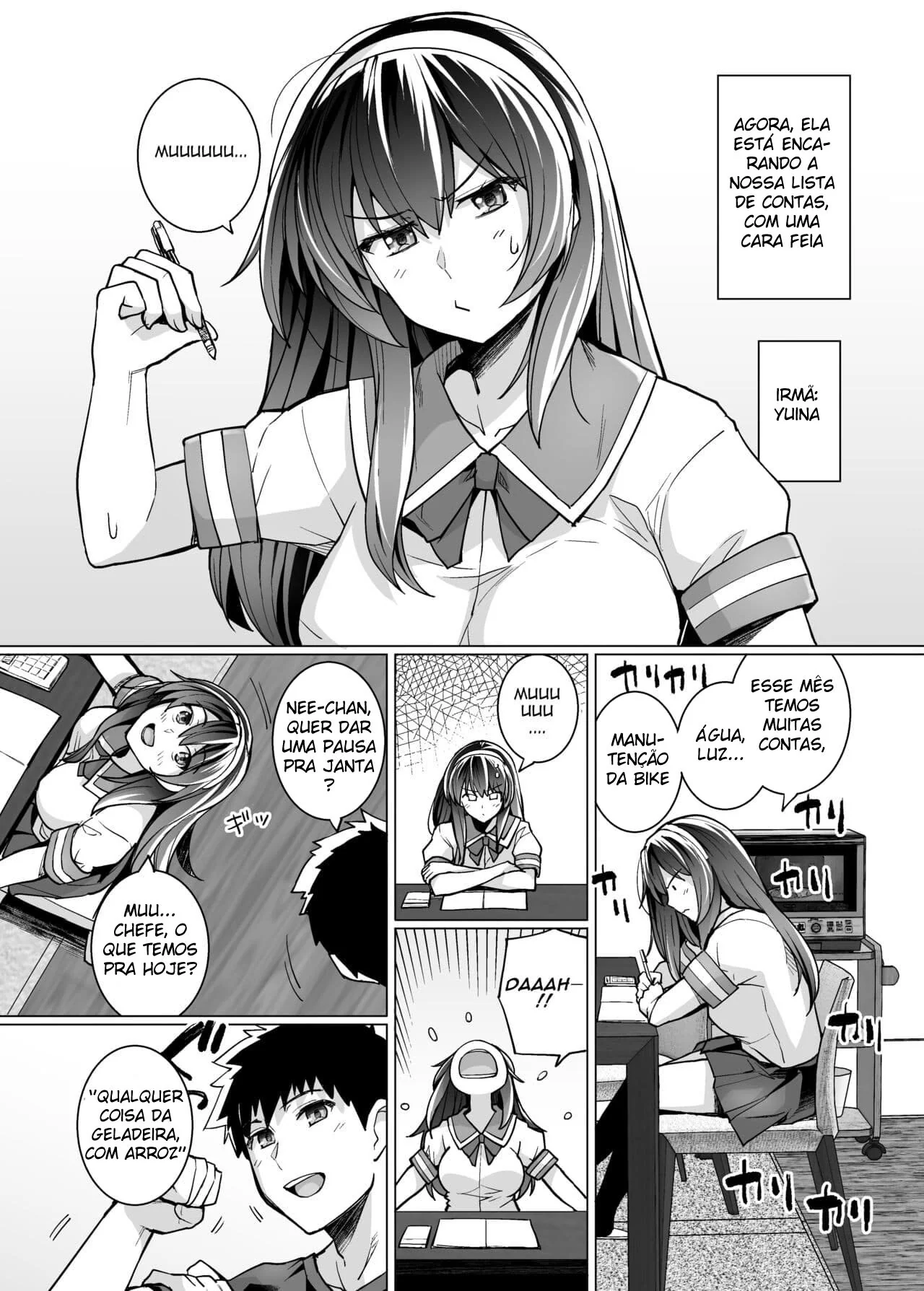 Incesto Entre Pai, Filha e Irmão em Hentai HQ Brasileiro