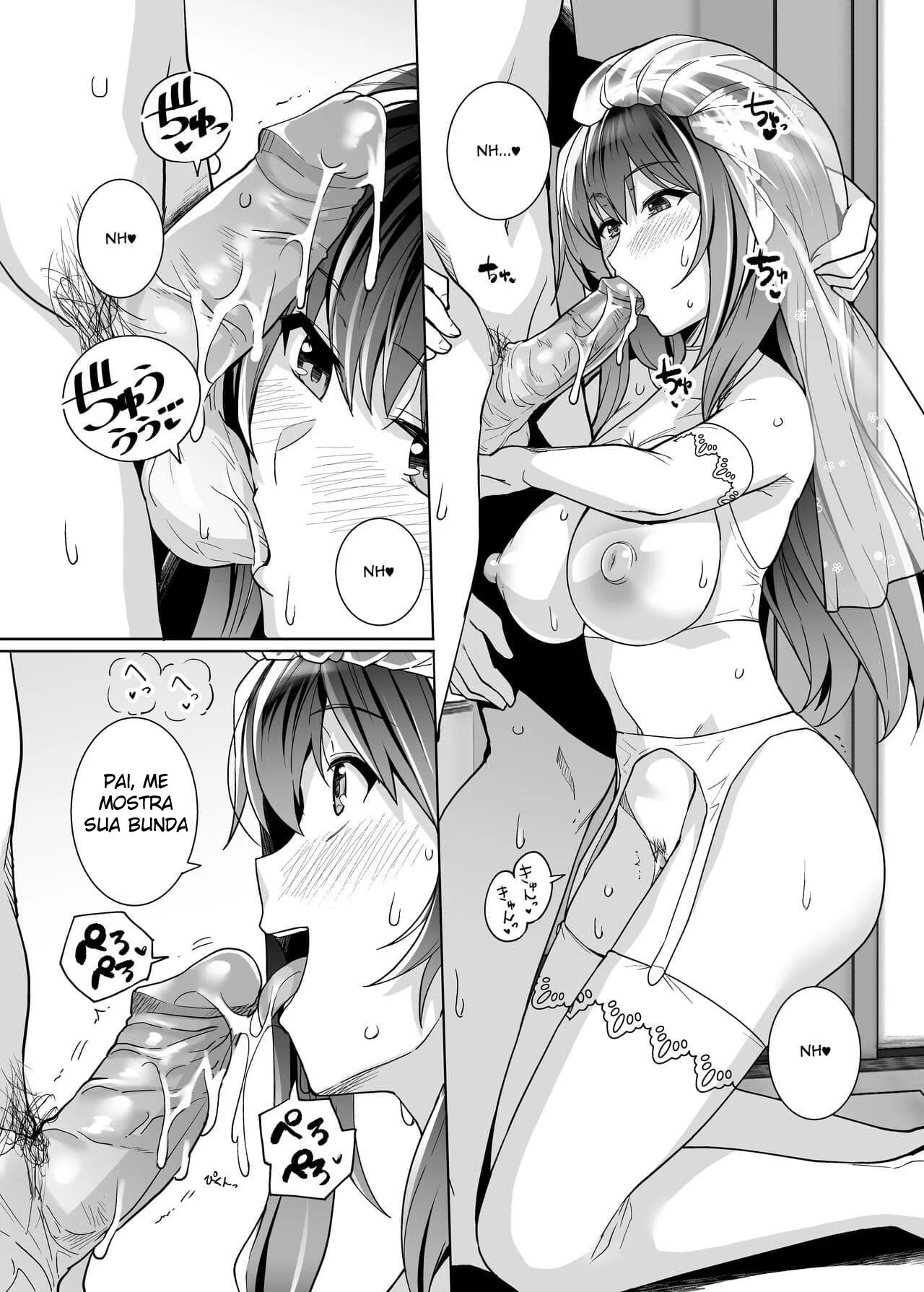 Incesto Entre Pai, Filha e Irmão em Hentai HQ Brasileiro