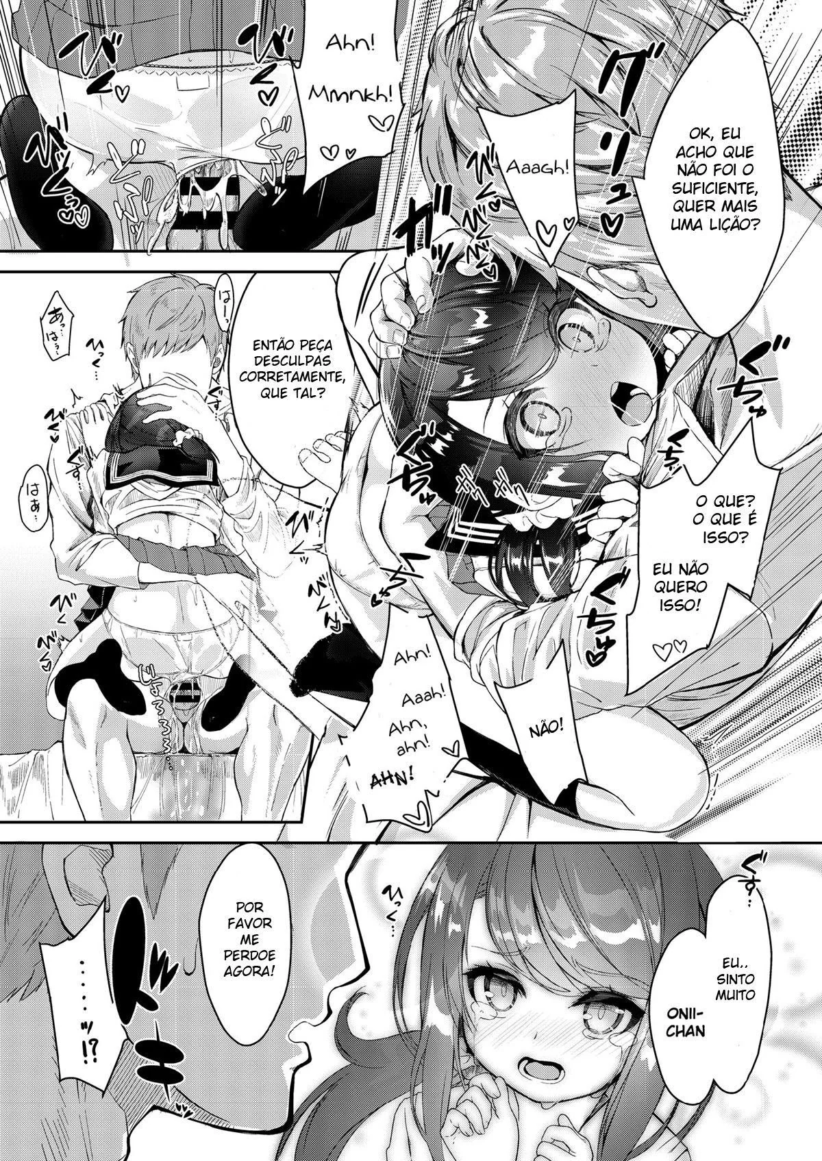 Irmão Safado: Perdendo a Virgindade da Irmã Mais Nova” em Hentai HQ