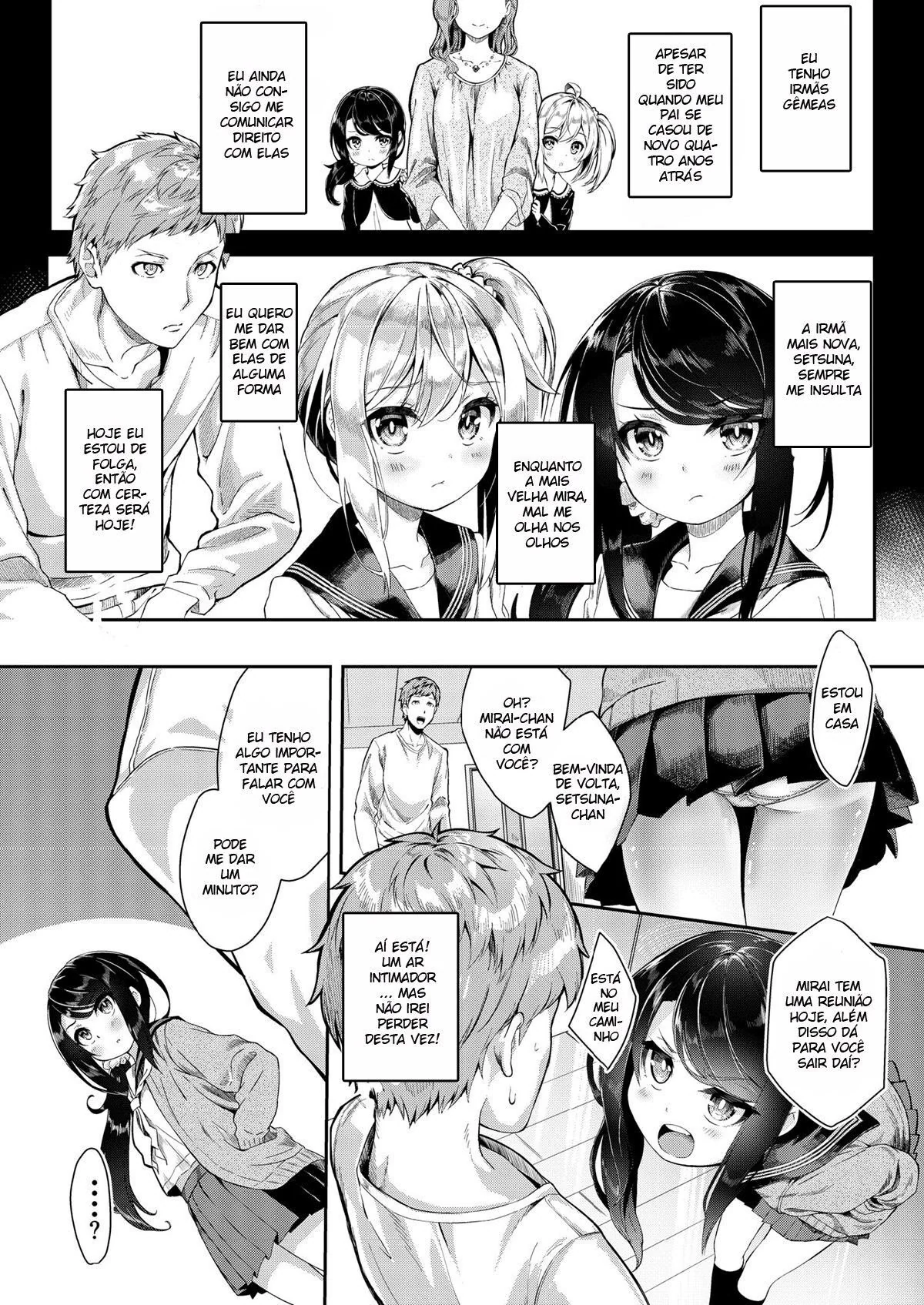 Irmão Safado: Perdendo a Virgindade da Irmã Mais Nova” em Hentai HQ
