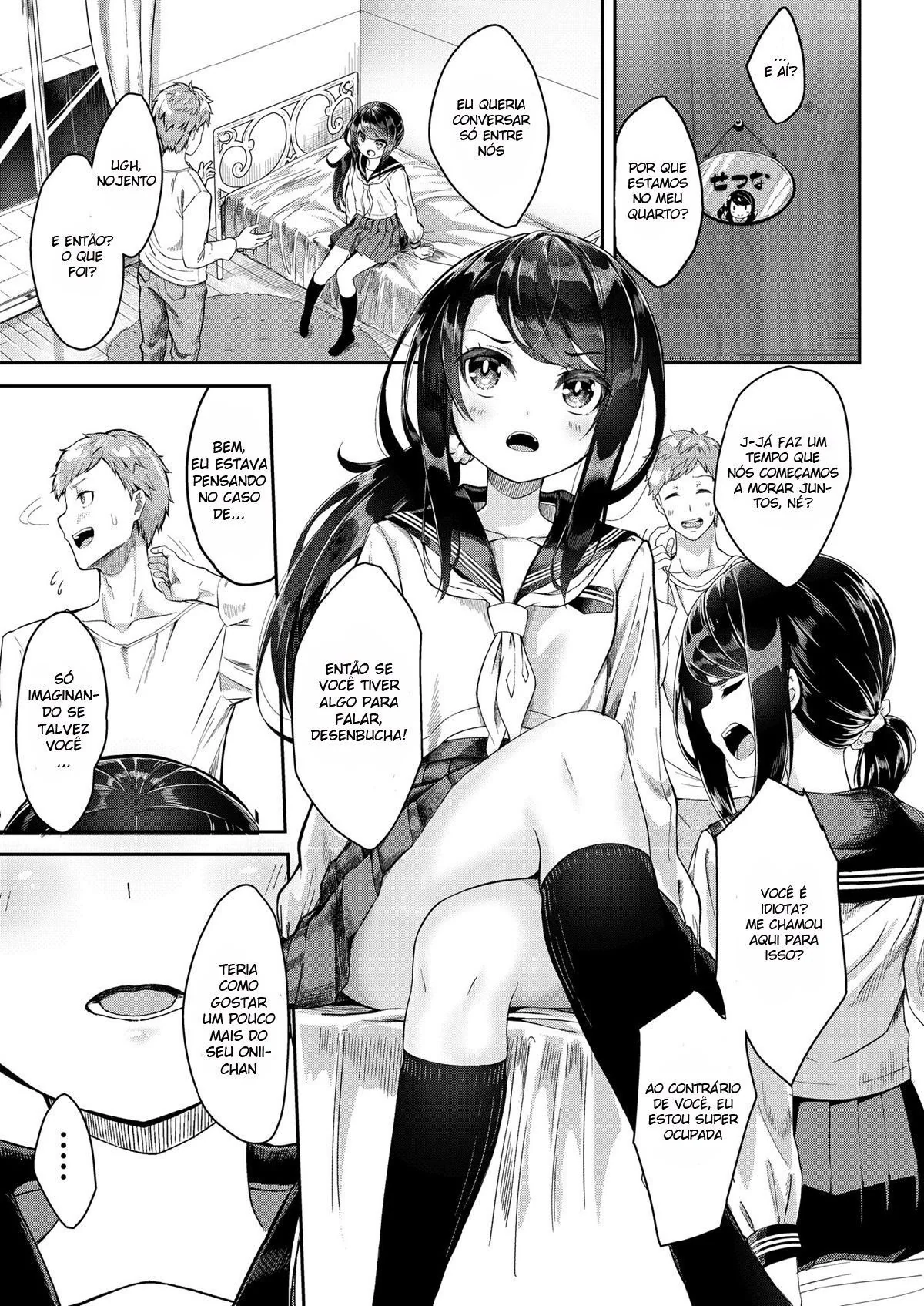 Irmão Safado: Perdendo a Virgindade da Irmã Mais Nova” em Hentai HQ