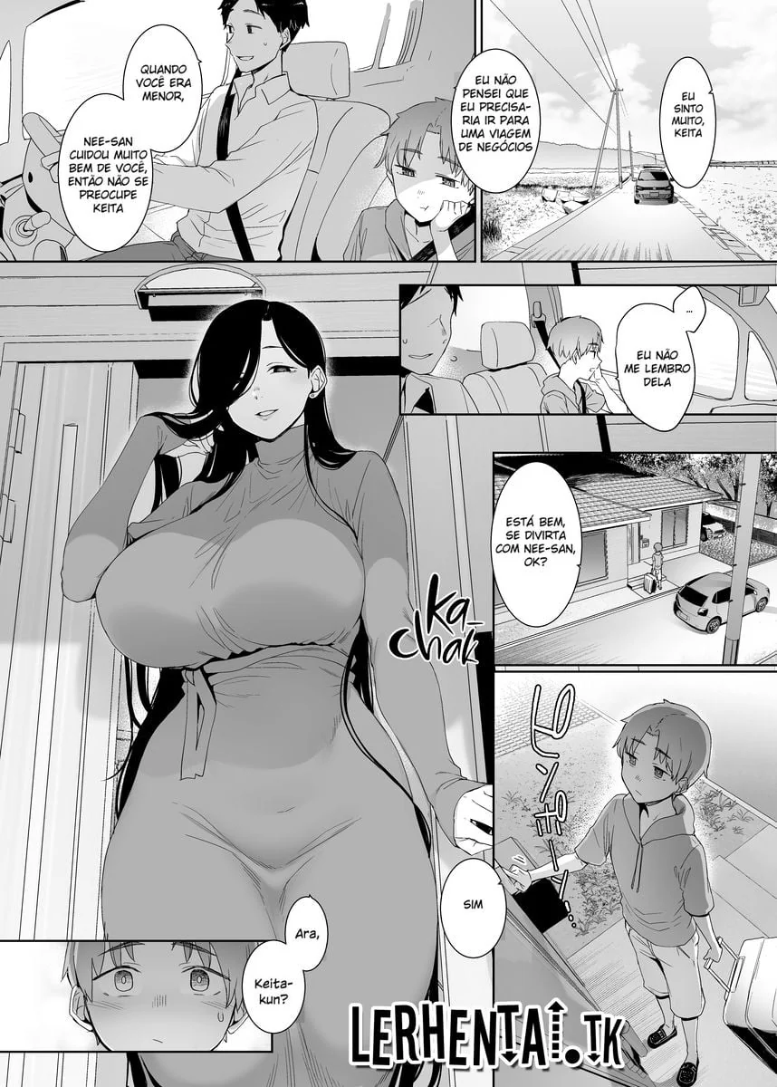 Incesto com a Tia Milf Safada – Keita vai descobrir o verdadeiro tesão em família em hentai HQ