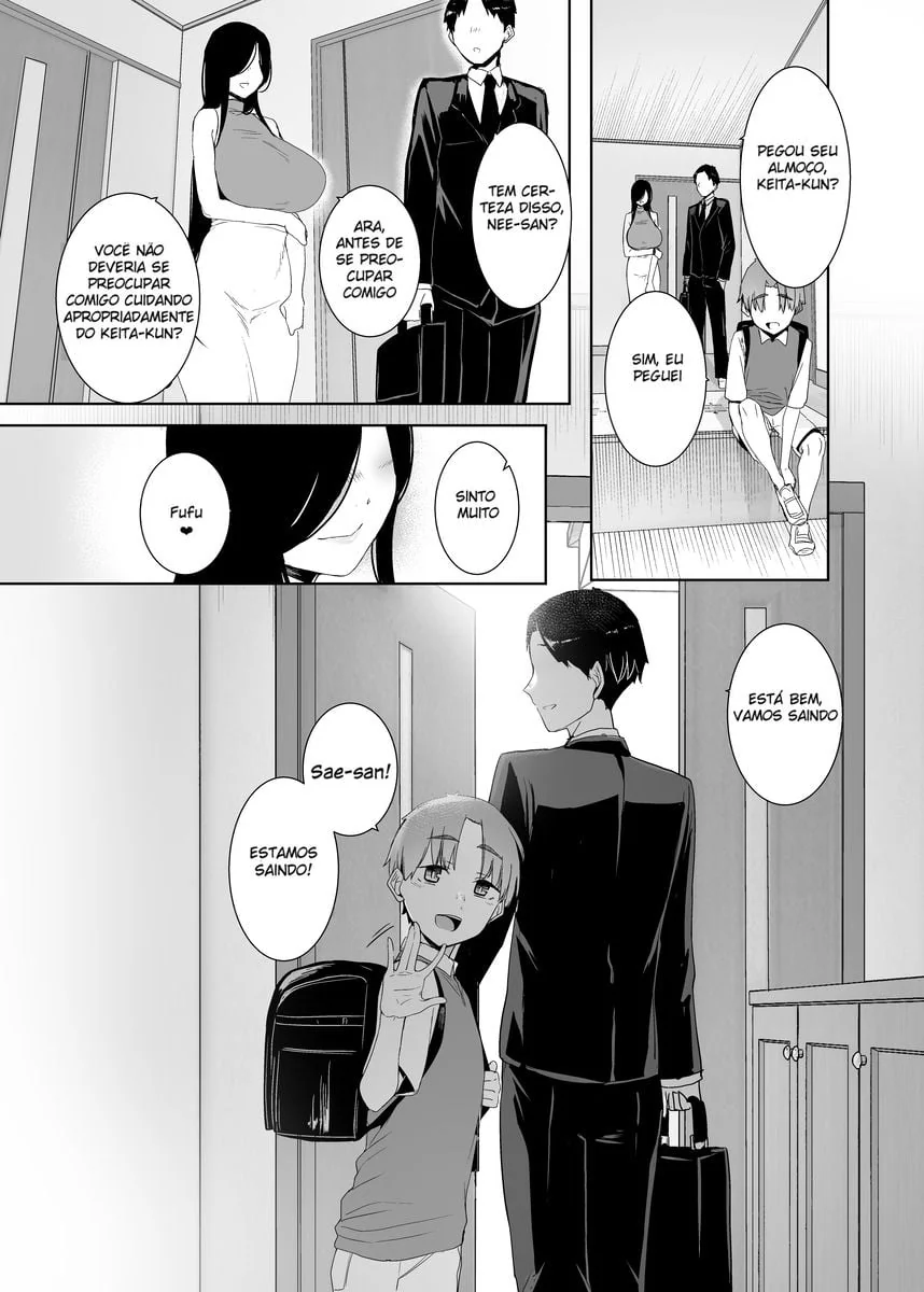 Incesto com a Tia Milf Safada – Keita vai descobrir o verdadeiro tesão em família em hentai HQ