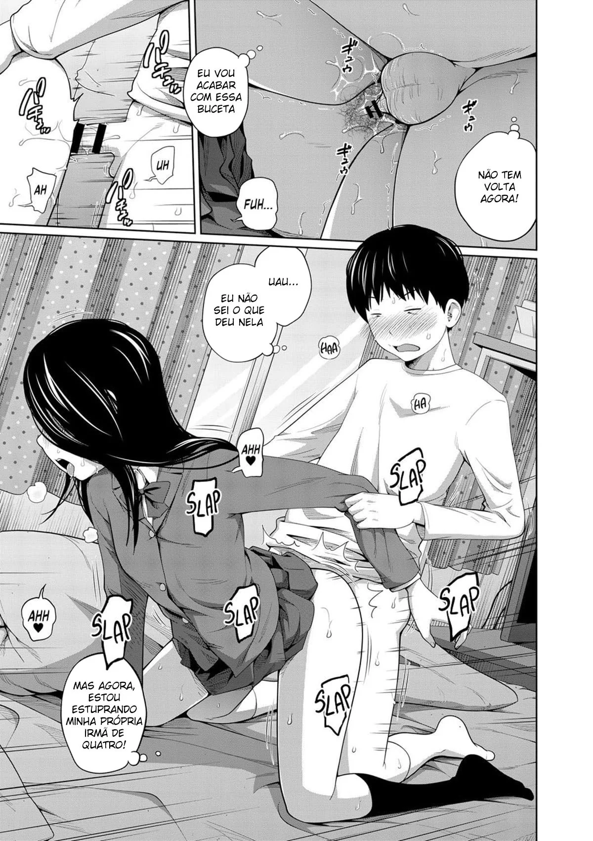 Irmã Safada Dando a Buceta para seu Irmão – Hentai HQ