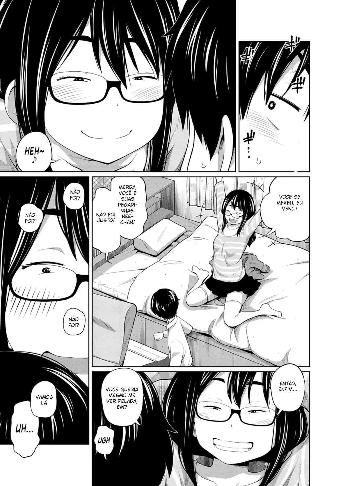 Irmã Safada Dando a Buceta para seu Irmão – Hentai HQ