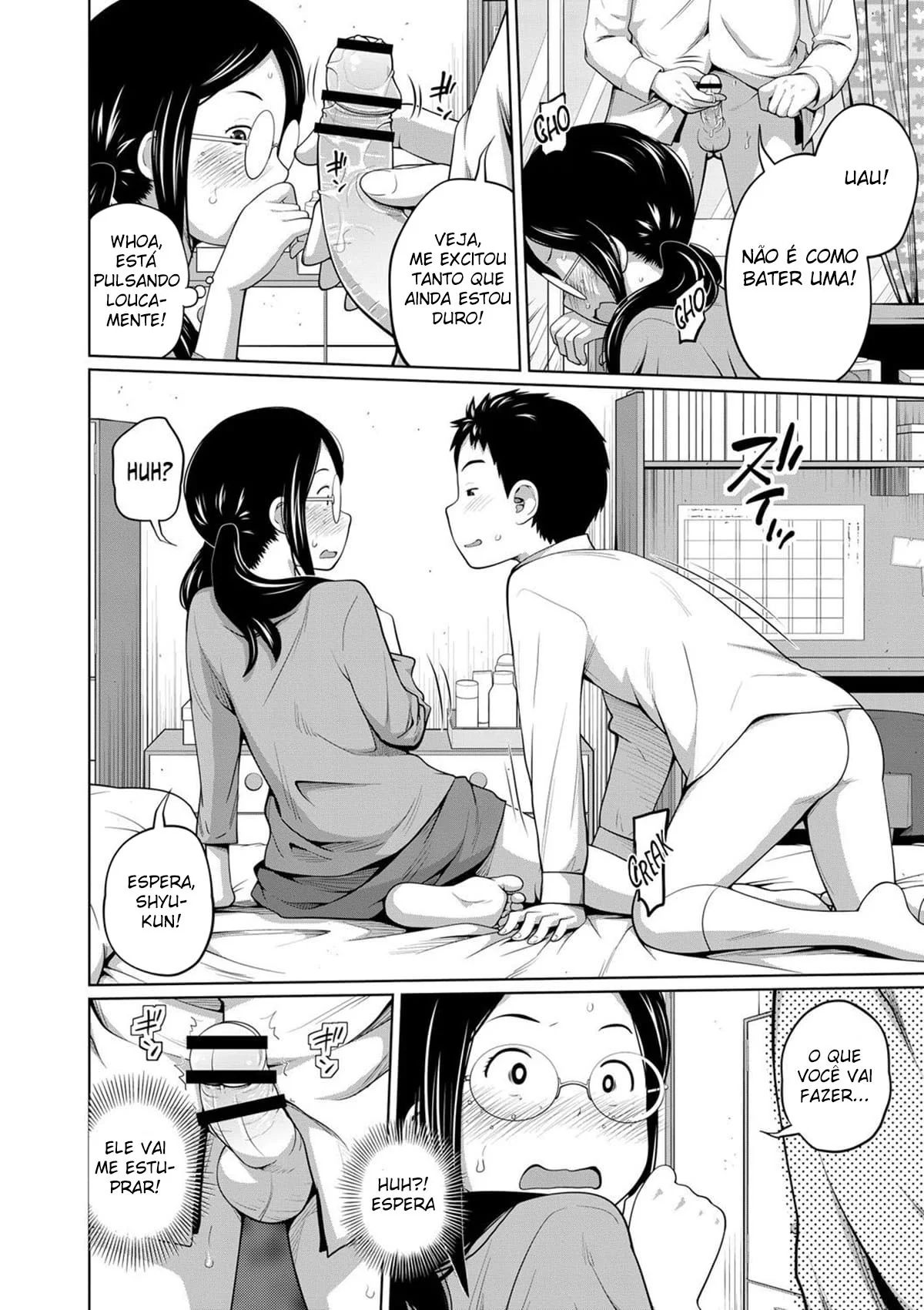 Irmã Safada Dando a Buceta para seu Irmão – Hentai HQ