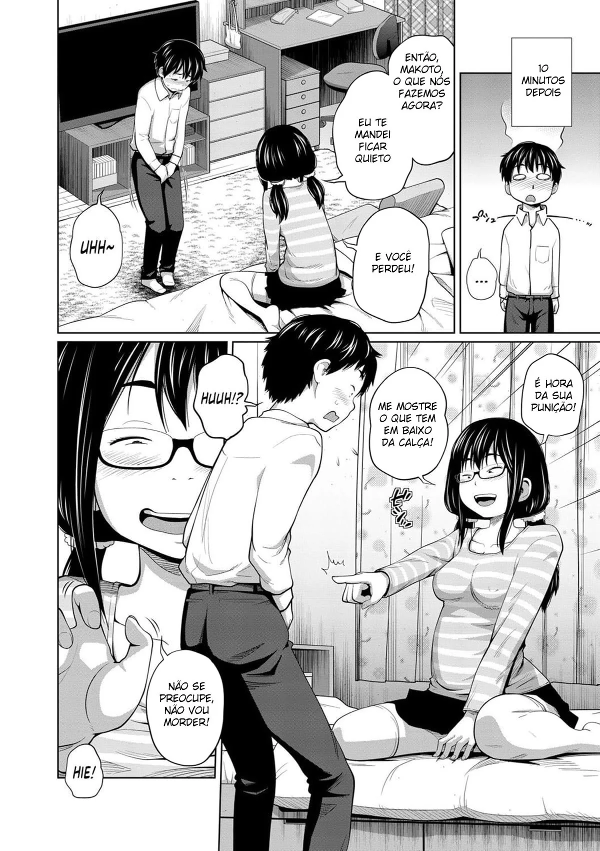 Irmã Safada Dando a Buceta para seu Irmão – Hentai HQ