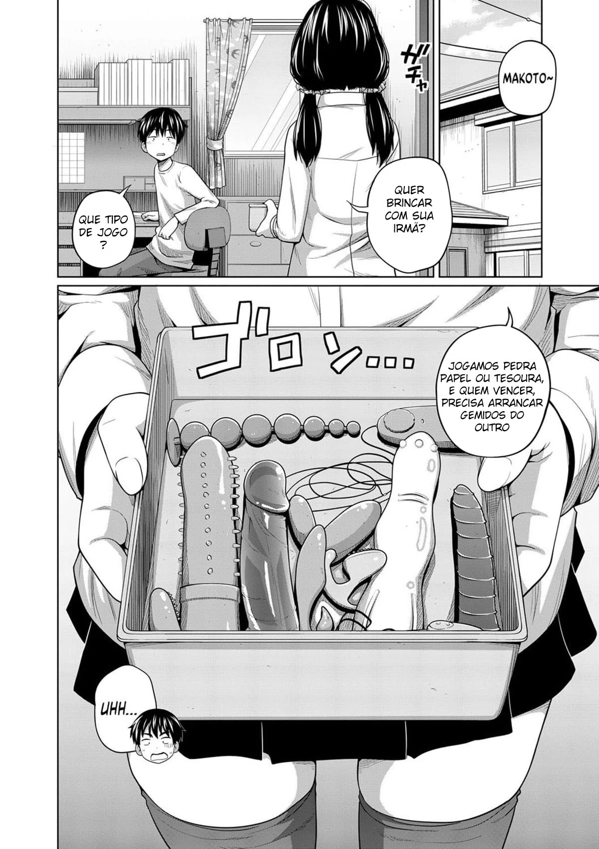 Irmã Safada Dando a Buceta para seu Irmão – Hentai HQ