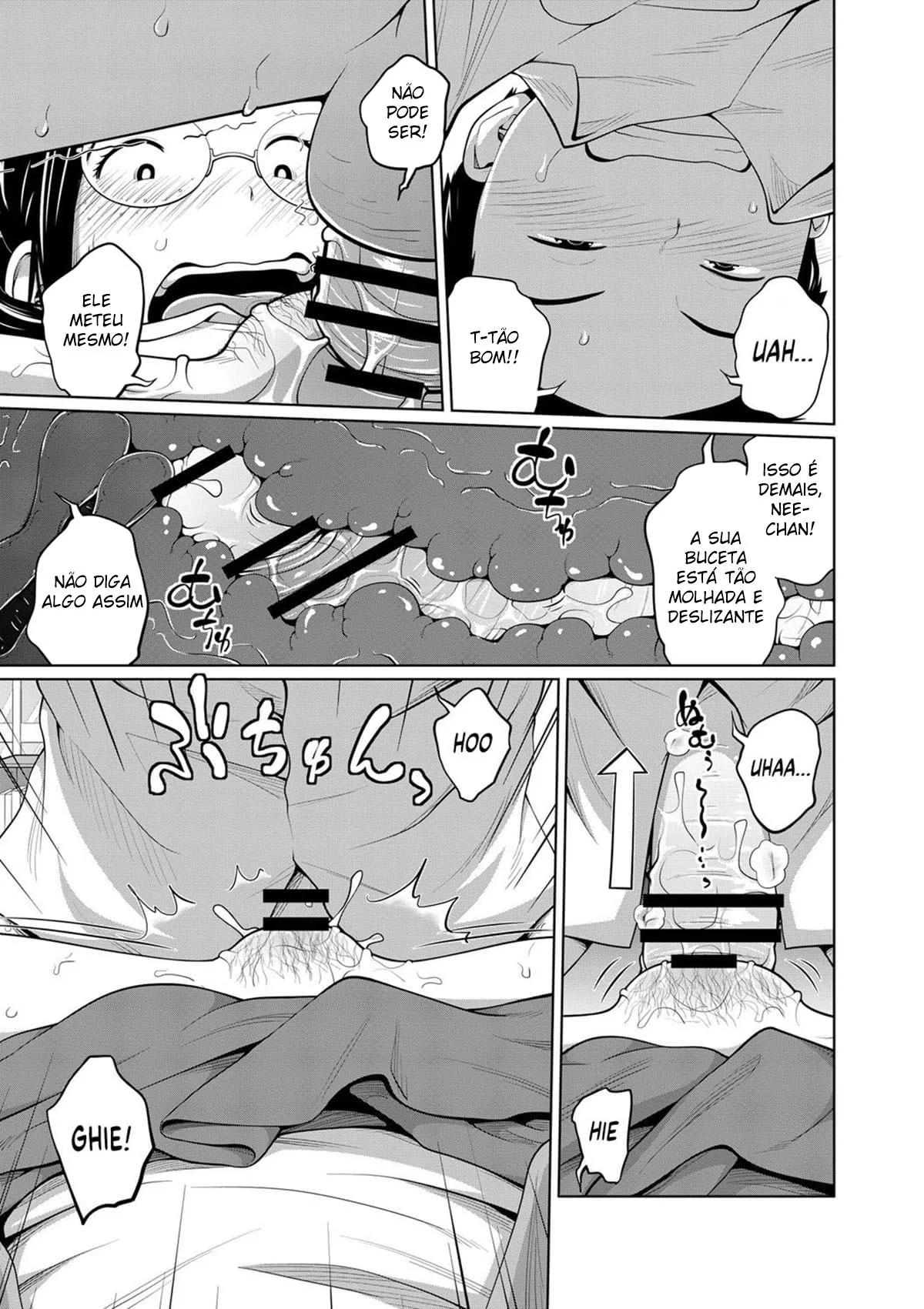 Irmã Safada Dando a Buceta para seu Irmão – Hentai HQ