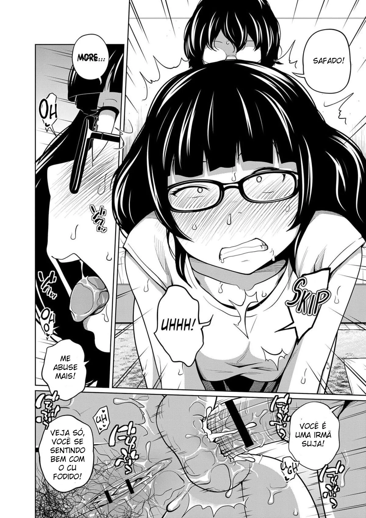 Irmã Safada Dando a Buceta para seu Irmão – Hentai HQ