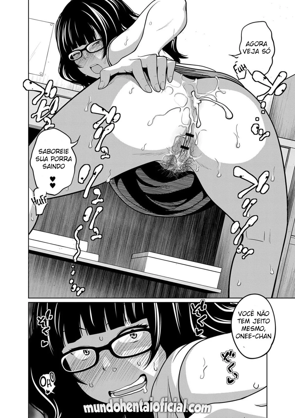Irmã Safada Dando a Buceta para seu Irmão – Hentai HQ