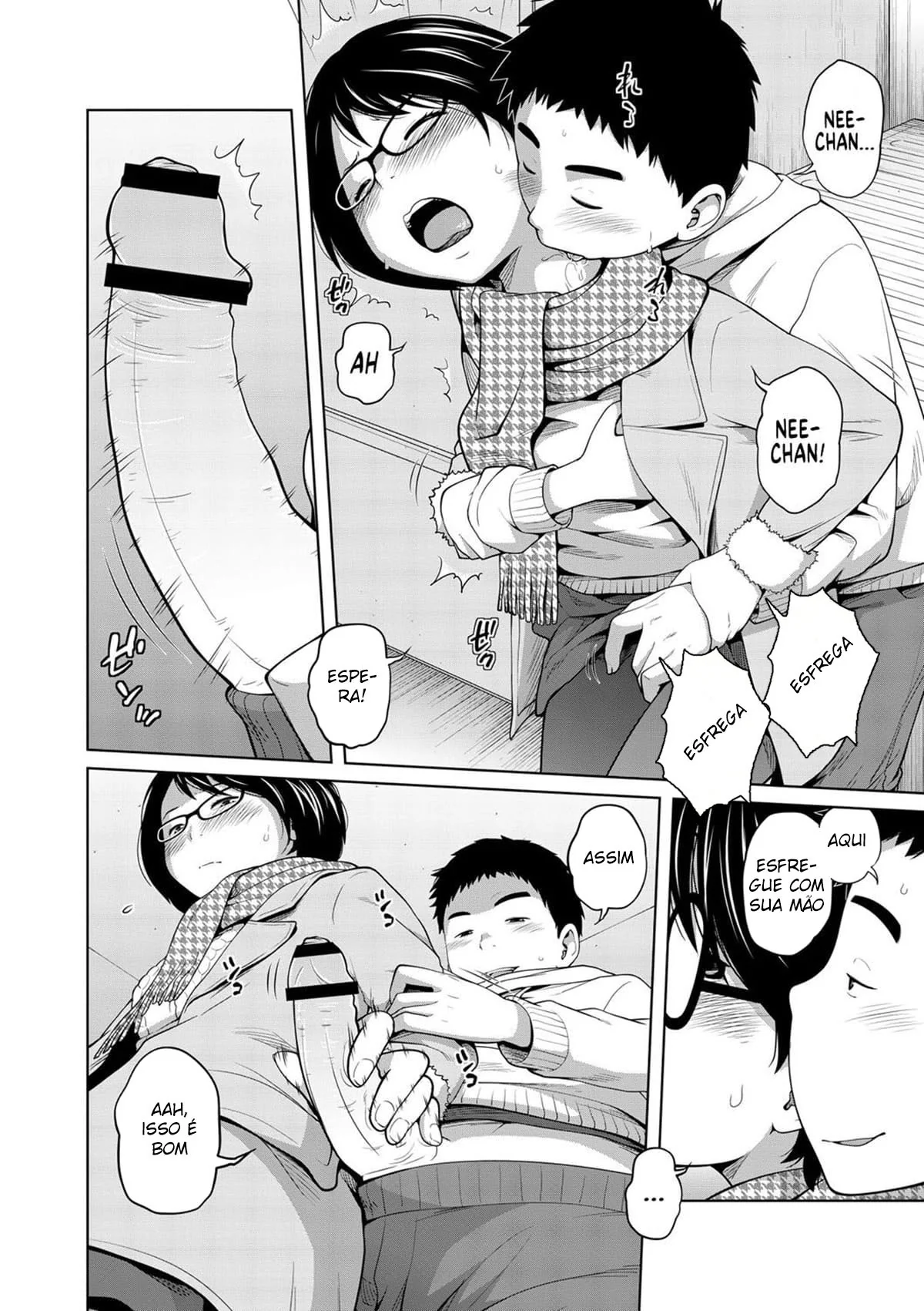Irmã Safada Dando a Buceta para seu Irmão – Hentai HQ