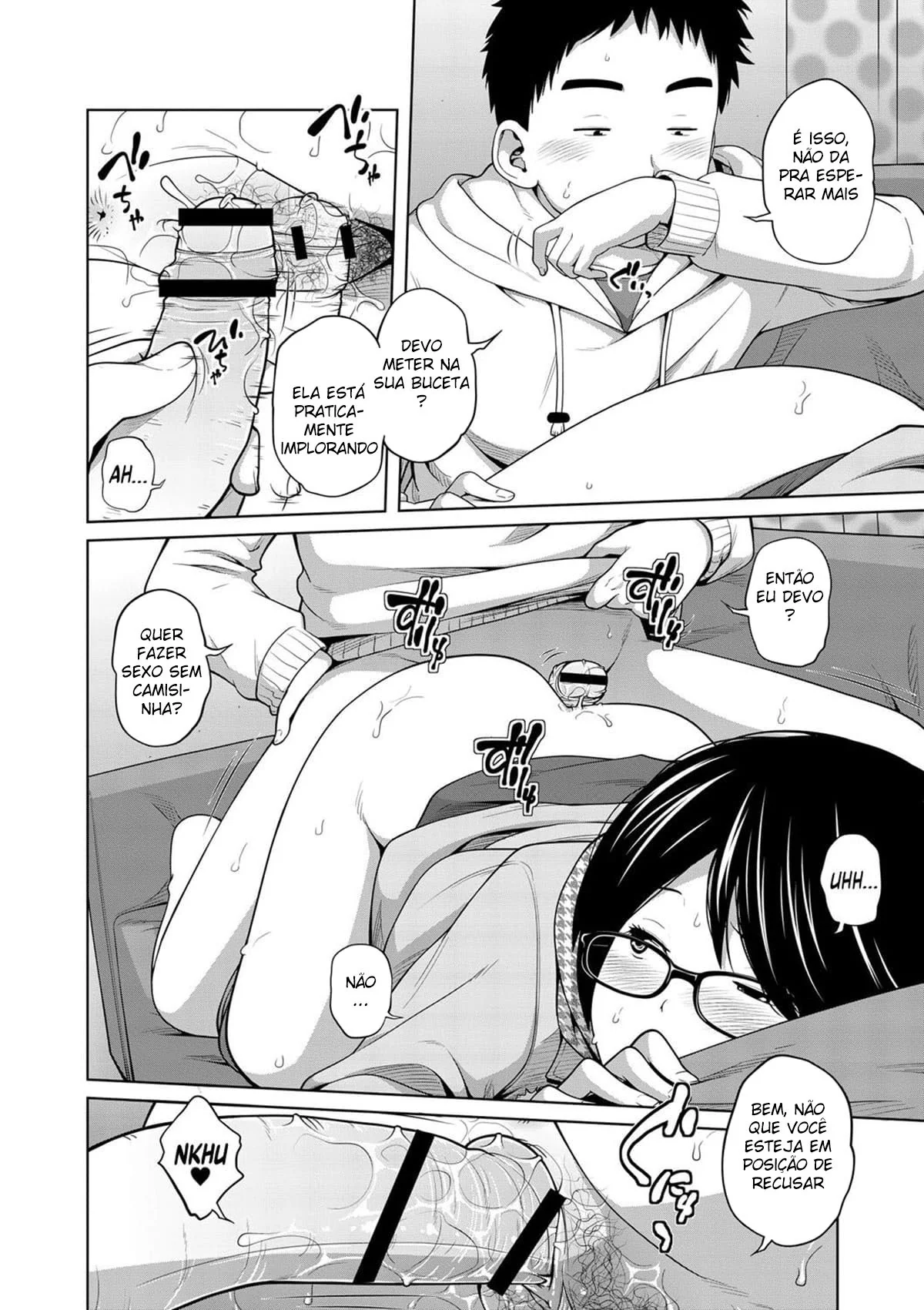 Irmã Safada Dando a Buceta para seu Irmão – Hentai HQ