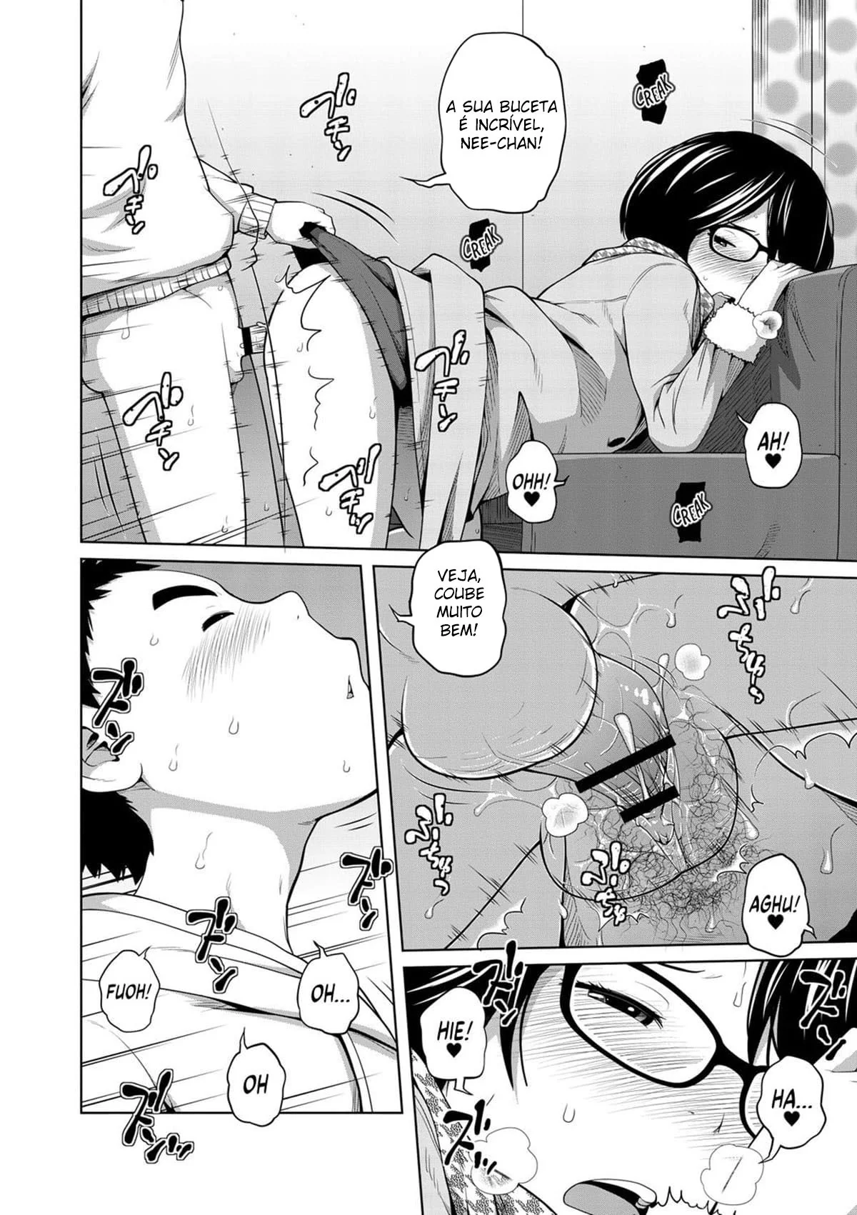 Irmã Safada Dando a Buceta para seu Irmão – Hentai HQ