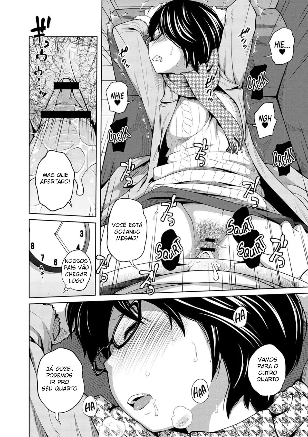 Irmã Safada Dando a Buceta para seu Irmão – Hentai HQ